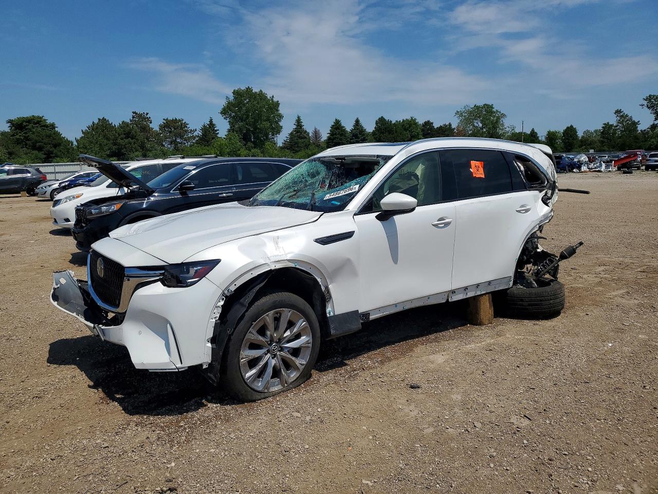 2024 Mazda CX-90 Premium, VIN JM3KKDHD7R1127151 — Опрокидывание
