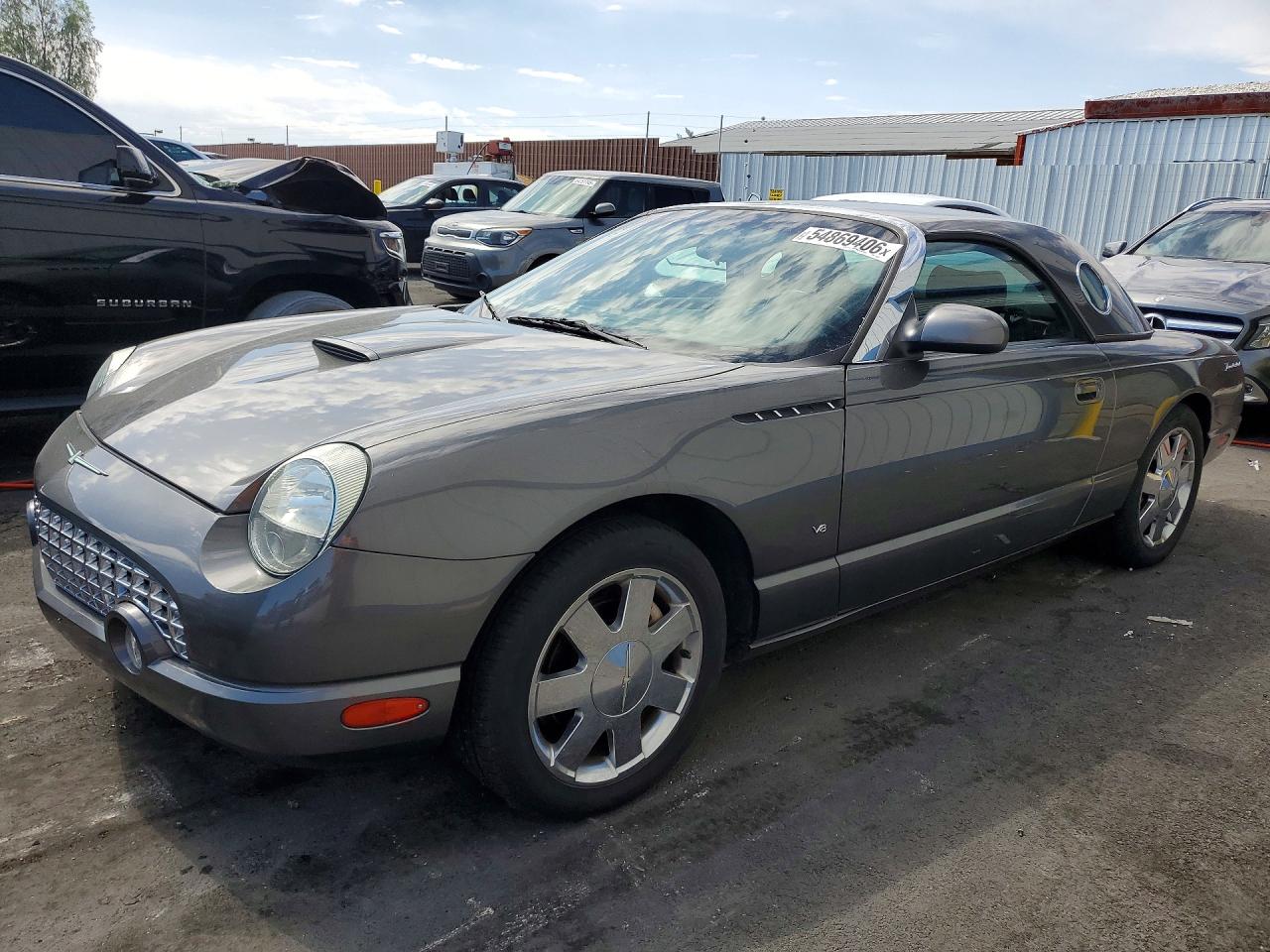 2003 Ford Thunderbird Deluxe, VIN 1FAHP60A73Y112901 — Minor dents and scratches