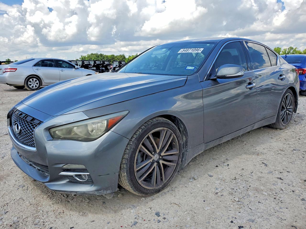2014 Infiniti Q50 Sport, VIN JN1BV7AP0EM681617 — Water / flood