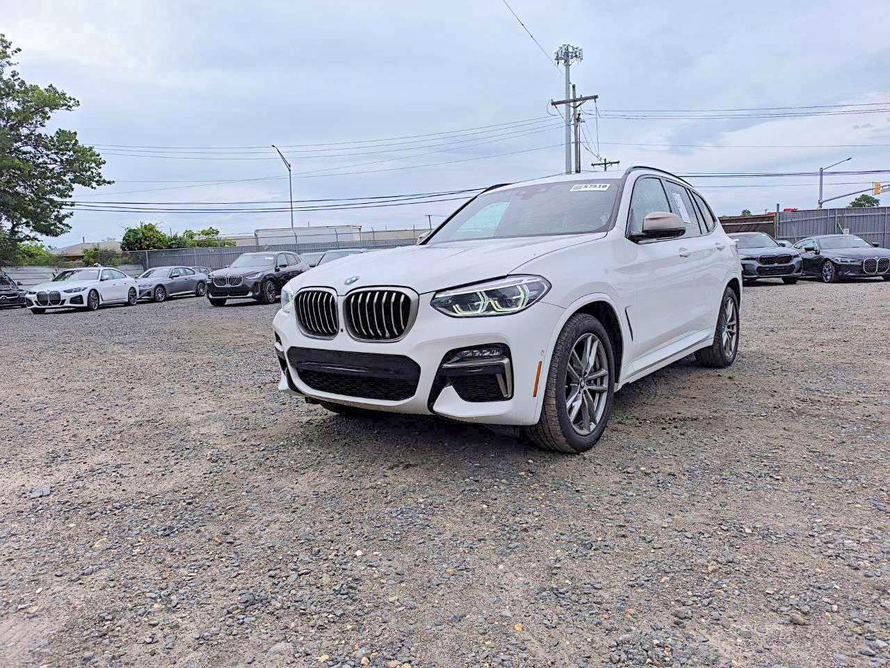 2021 BMW X3 M40i, VIN 5UXTY9C09M9E10272 — Hail