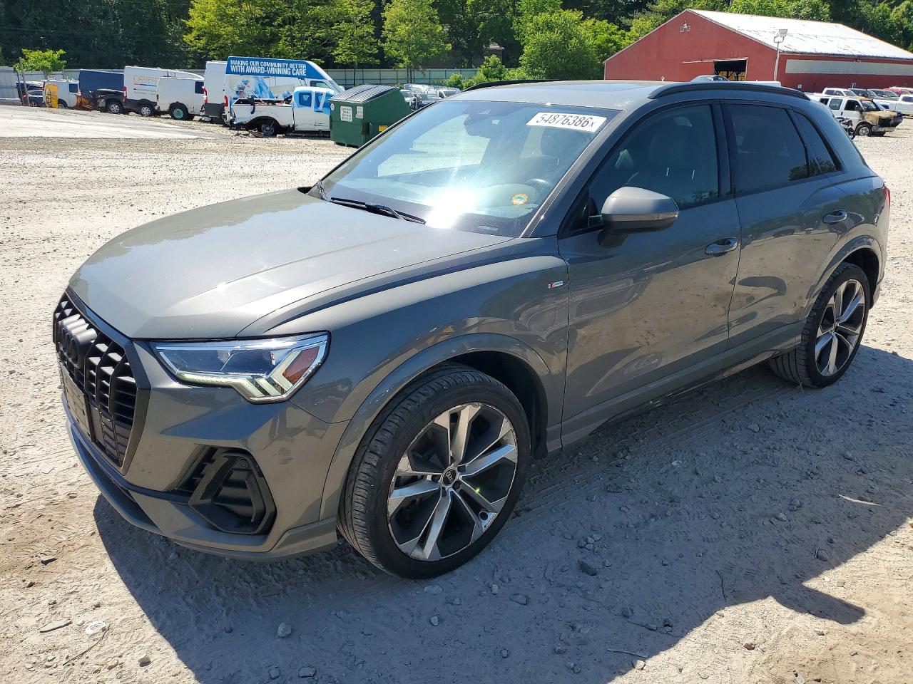 2022 Audi Q3 S line Premium Plus, VIN WA1EECF35N1075234 — Механическое