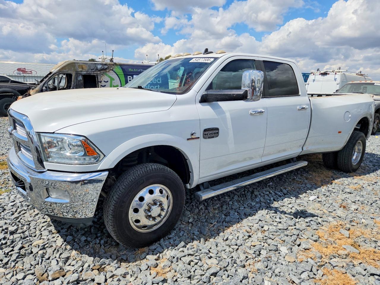 2016 Ram 3500 Laramie Longhorn, VIN 3C63RRKLXGG372182 — Rear end
