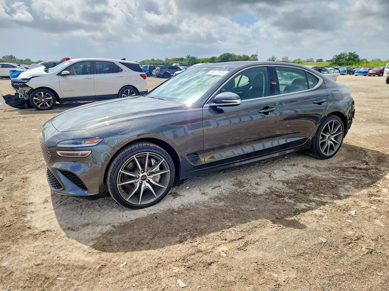 2025 Genesis G70 2.5T, VIN KMTG34SC9SU151369 — Rear end
