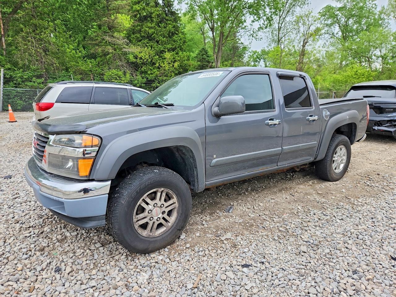 2009 GMC Canyon SLE1, VIN 1GTDT13E498101515 — Undercarriage