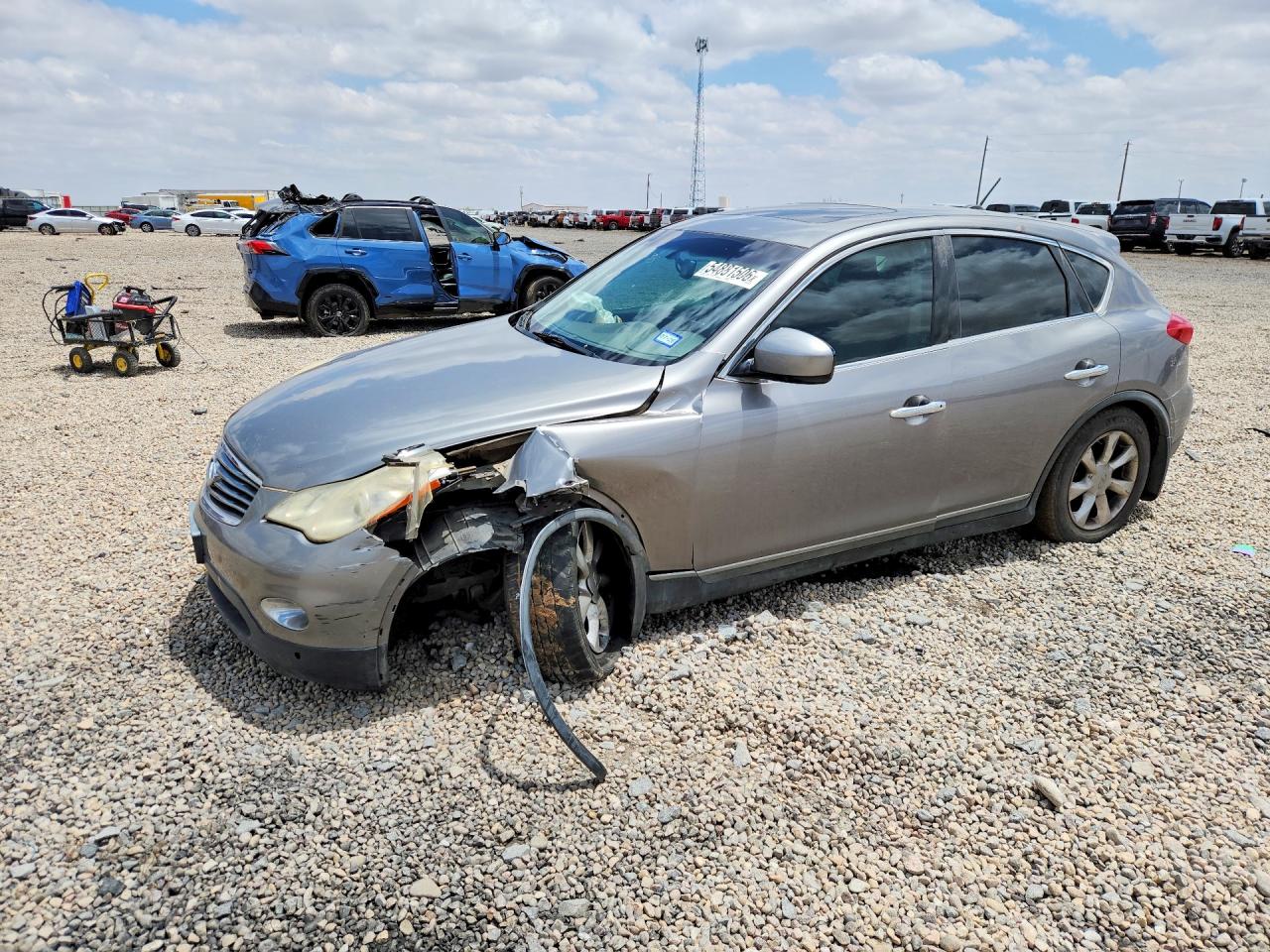 2008 Infiniti EX Journey, VIN JNKAJ09E18M302948 — Front end