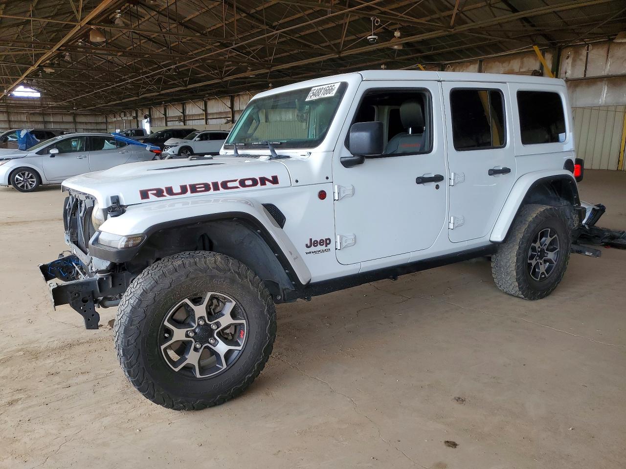 2021 Jeep Wrangler Unlimited Rubicon, VIN 1C4HJXFN5MW749312 — Front end