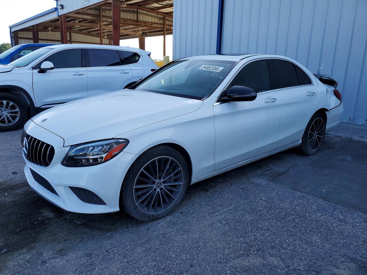 2021 Mercedes-Benz C 300, VIN W1KWF8DBXMR653526 — Rear end