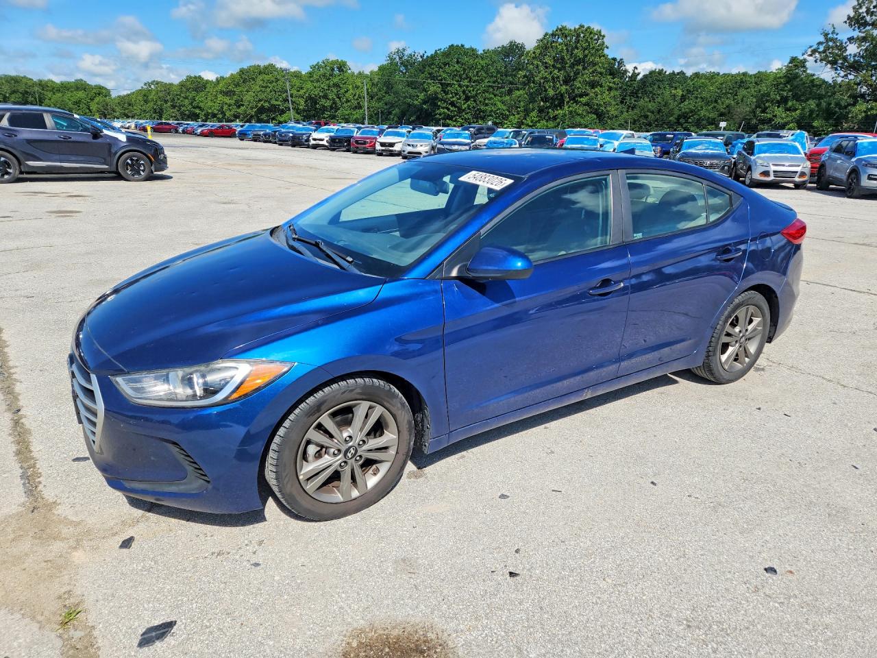 2018 Hyundai Elantra SEL, VIN 5NPD84LF0JH339430 — Hail