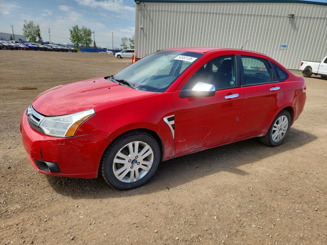 2008 Ford Focus SE, VIN 1FAHP35N58W292053 — Side