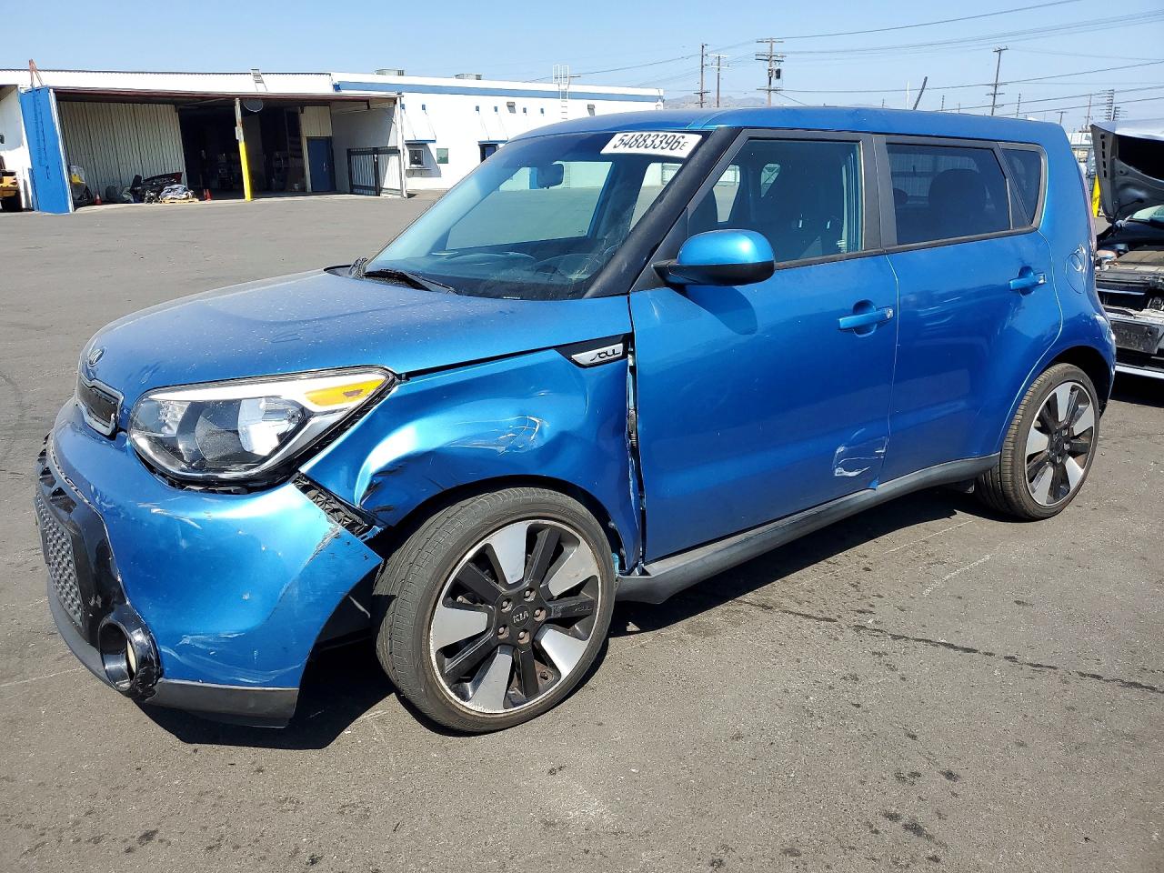 2016 Kia Soul +, VIN KNDJP3A53G7384210 — Vandalism
