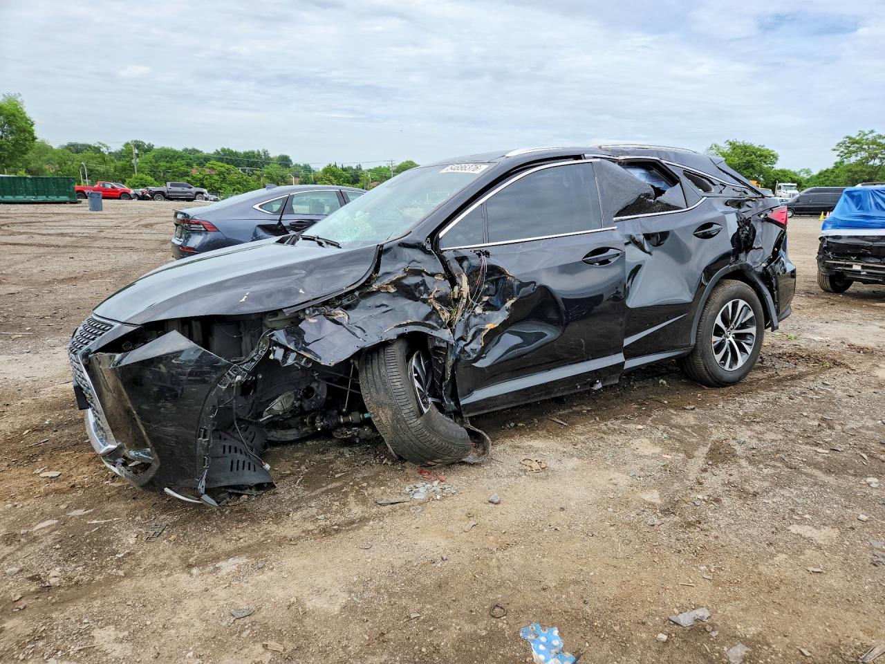 2022 Lexus RX 350, VIN 2T2HZMDA4NC327562 — По всему кузову