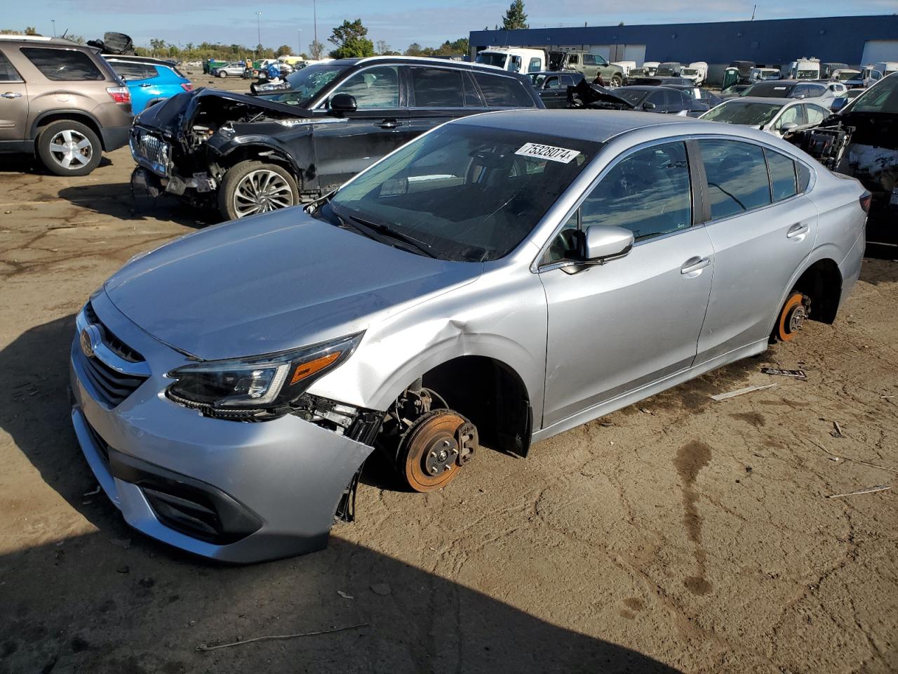 2020 Subaru Legacy Premium, VIN 4S3BWAC6XL3028355 — Stripped