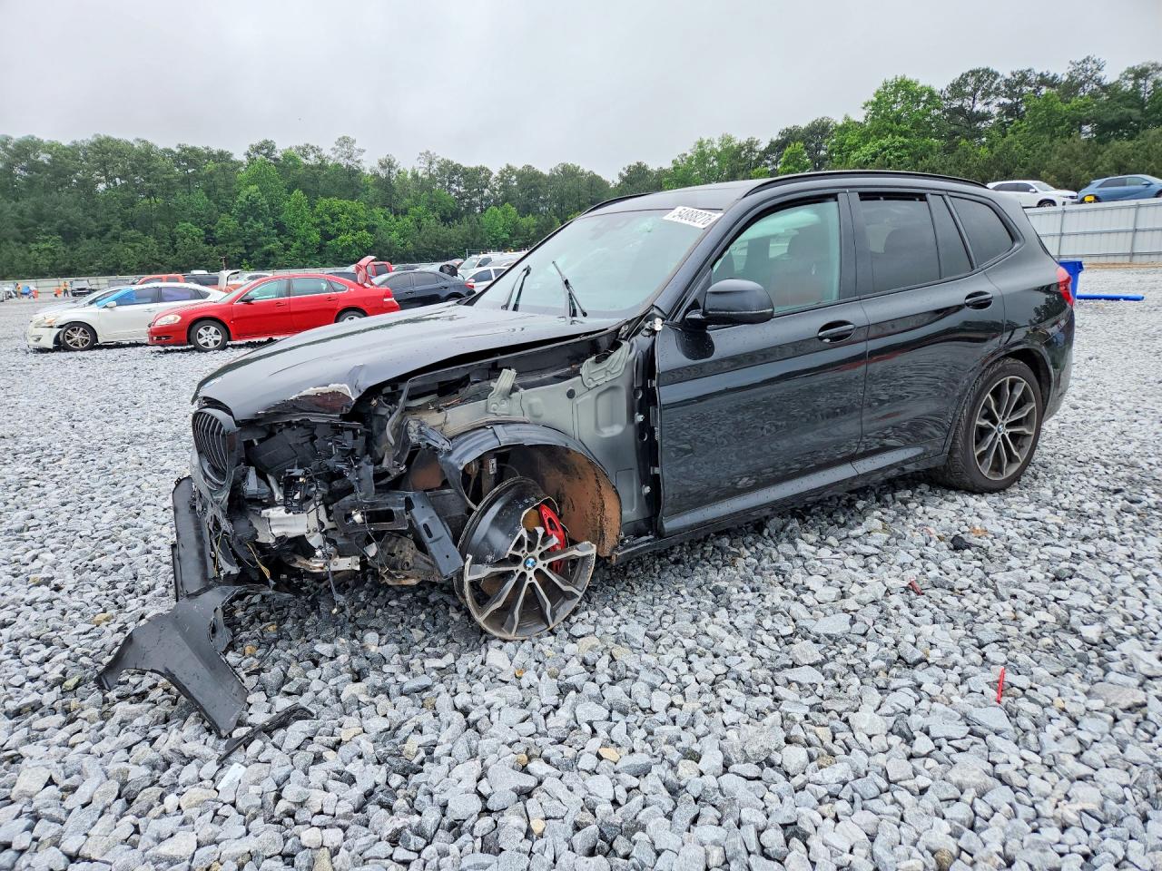 2021 BMW X3 xDrive30i, VIN 5UXTY5C07M9H99504 — Front end