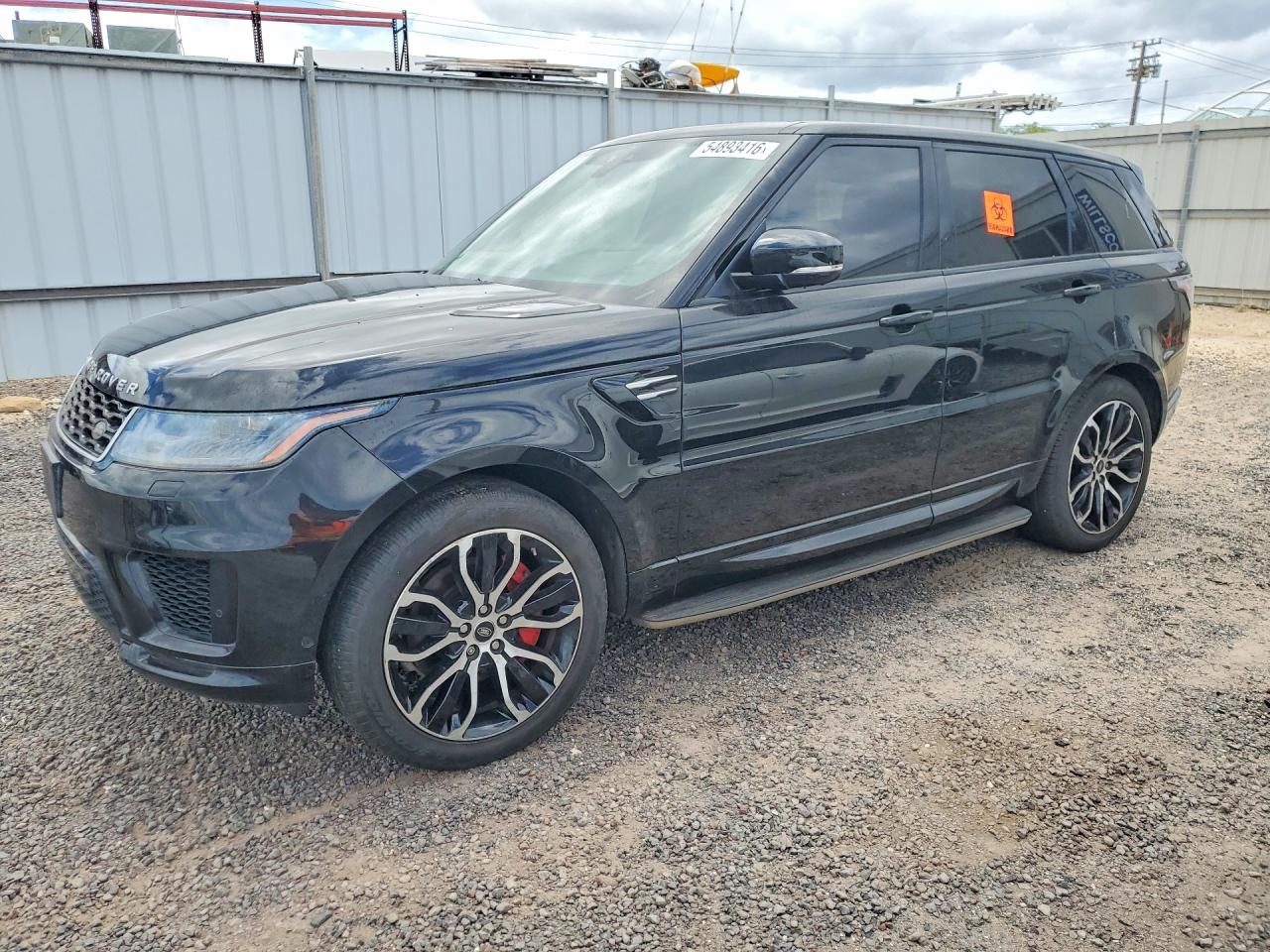 2019 Land Rover Range Rover Sport HSE, VIN SALWR2RU3KA861082 — Вода / потоп