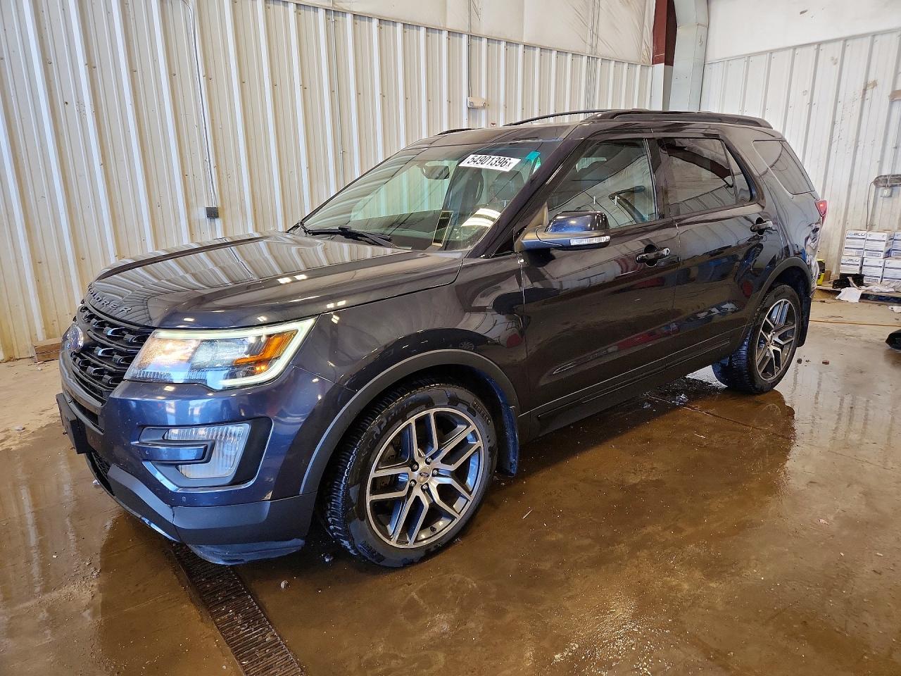 2017 Ford Explorer Sport, VIN 1FM5K8GT8HGA02205 — Undercarriage
