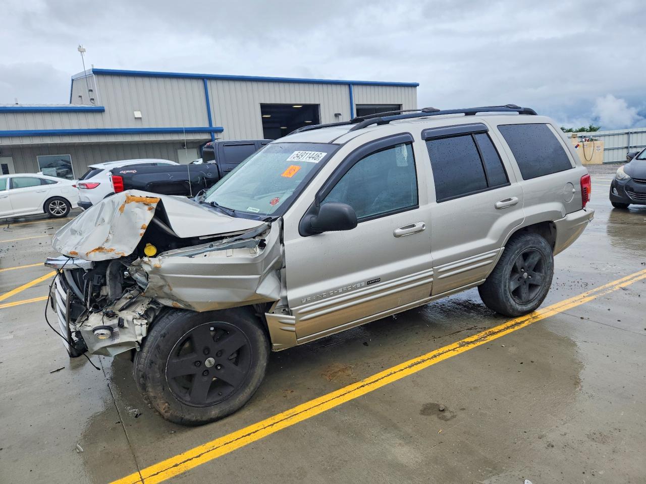 2004 Jeep Grand Cherokee Limited, VIN 1J4GX58S24C164555 — Front end