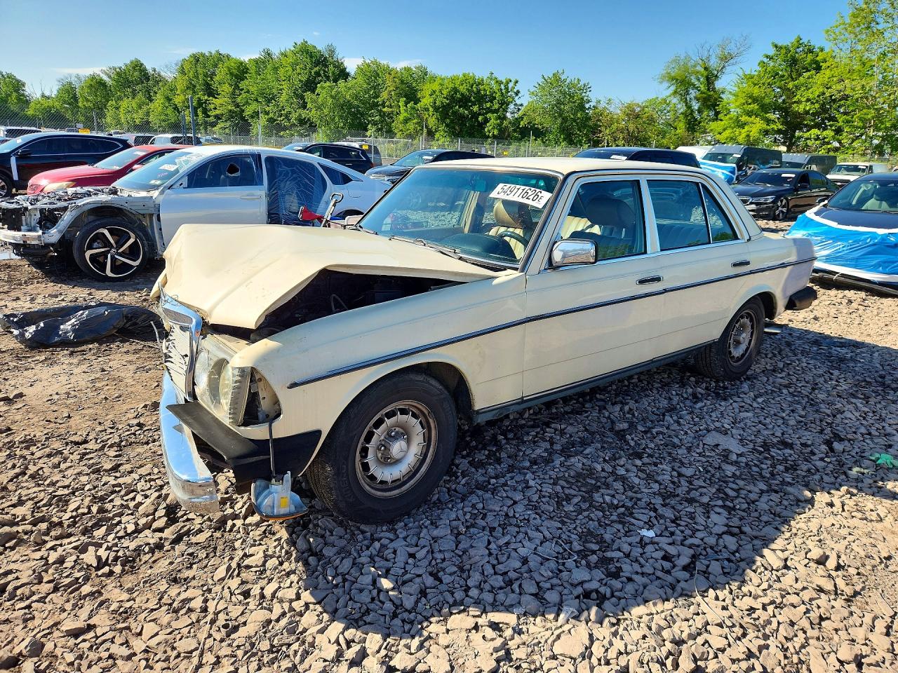 1983 Mercedes-Benz 300 D, VIN WDBAB33A1DB019167 — Front end