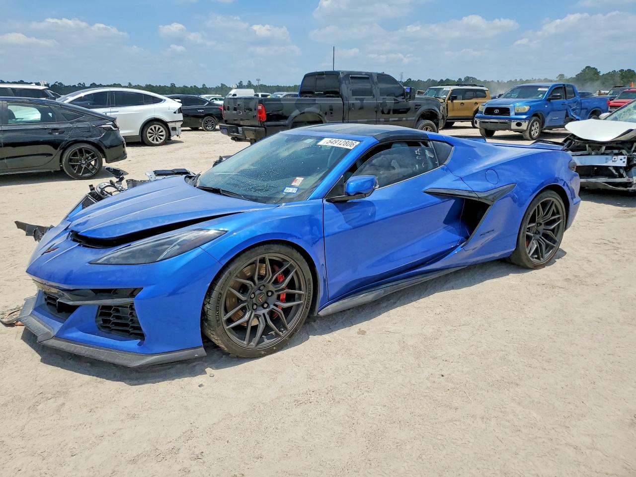 2023 Chevrolet Corvette 3LZ, VIN 1G1YF2D35P5600696 — Front end