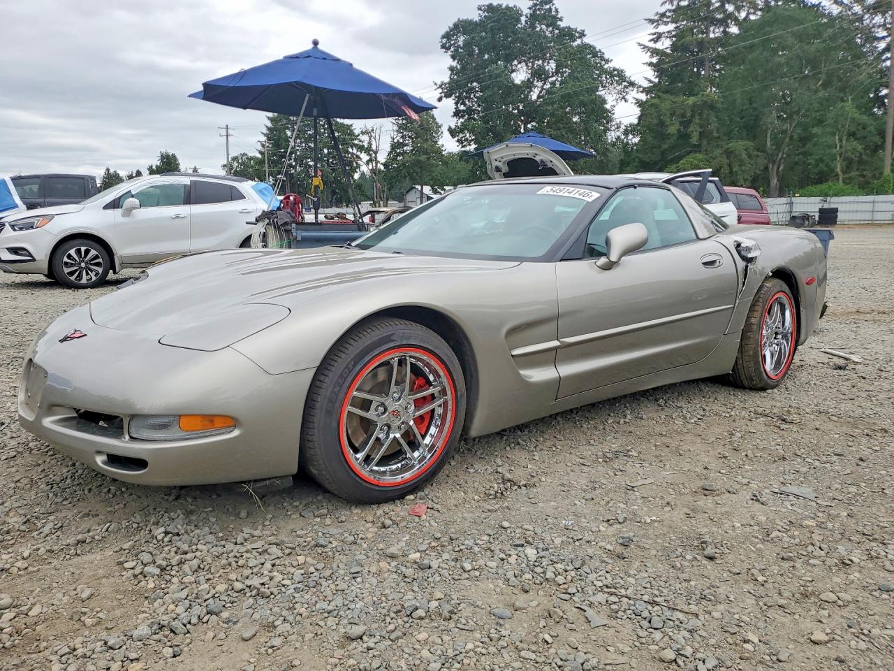 1999 Chevrolet Corvette, VIN 1G1YY22G2X5125427 — Undercarriage