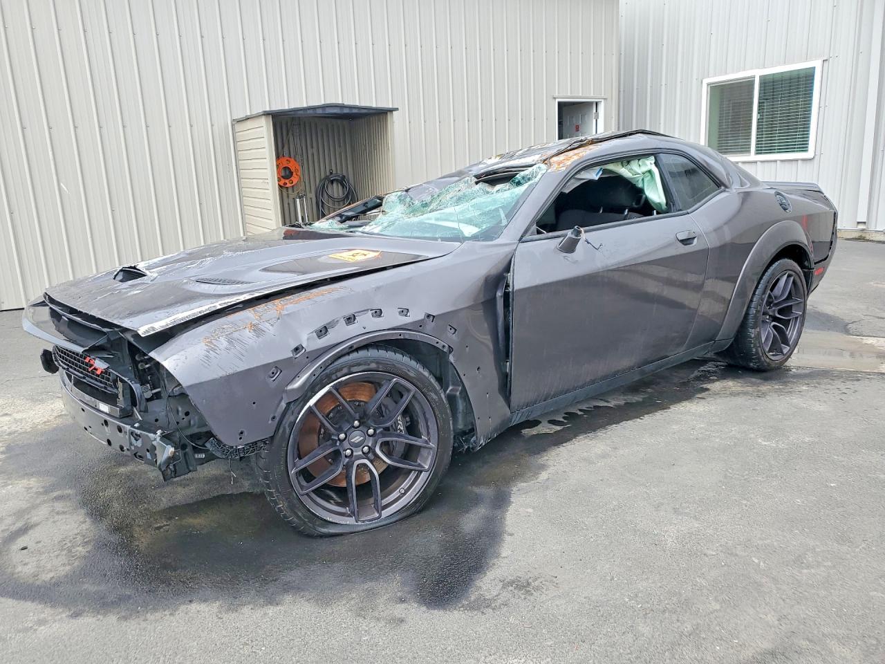 2021 Dodge Challenger R/T Scat Pack Widebody, VIN 2C3CDZFJ5MH604896 — Опрокидывание