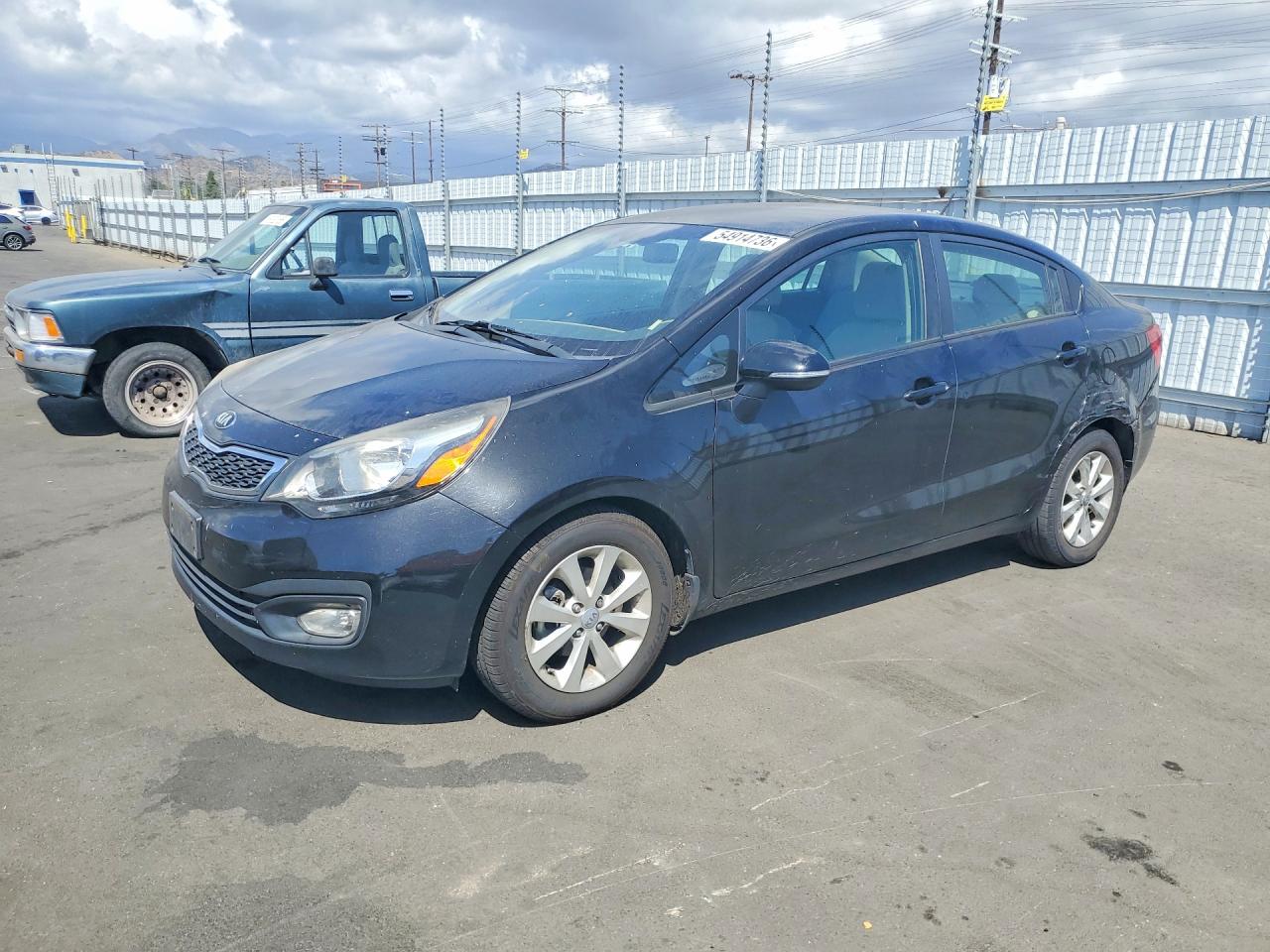 2013 Kia Rio EX, VIN KNADN4A36D6197890 — Rear end