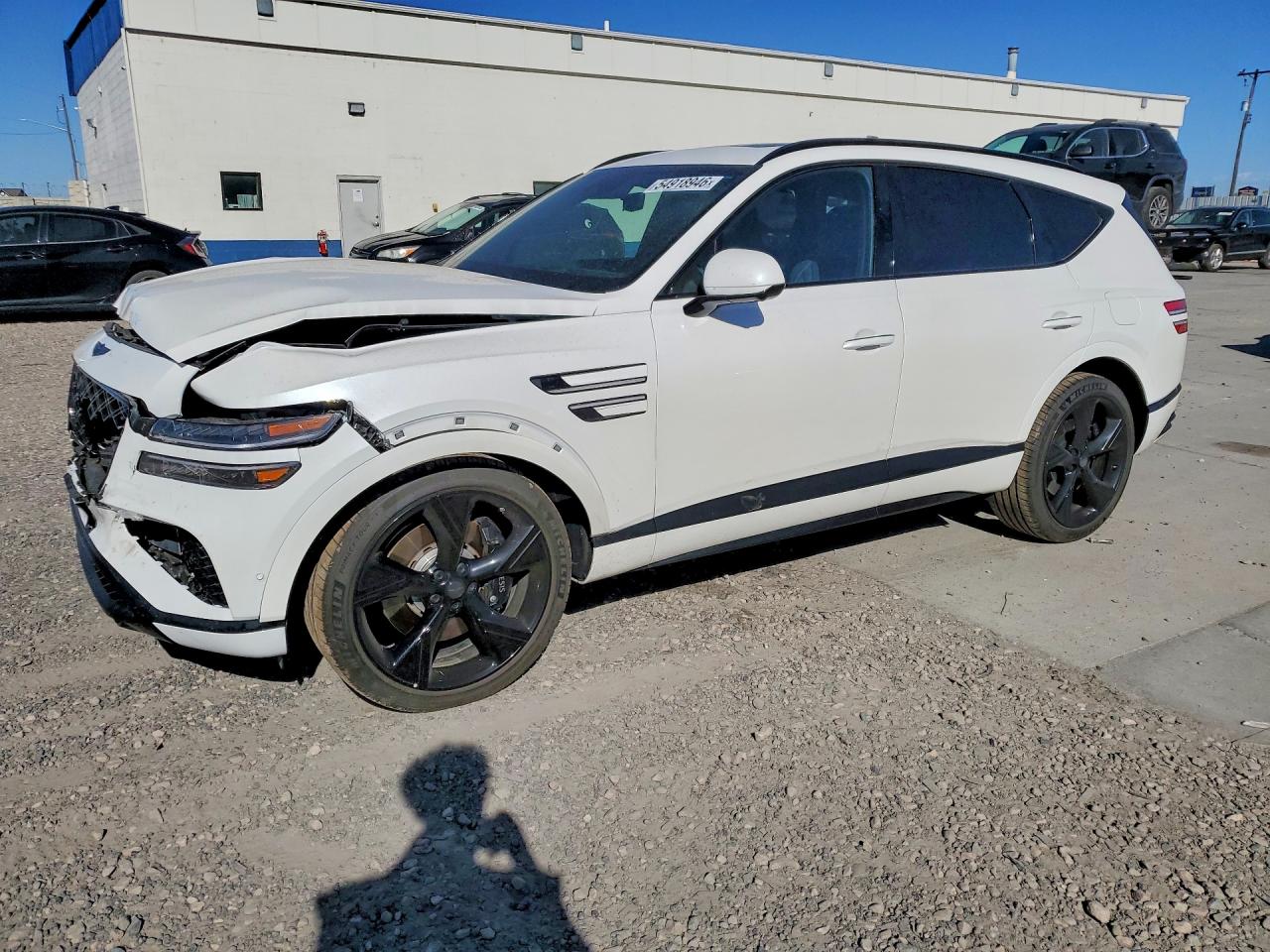 2026 Genesis GV80 3.5T Prestige Black, VIN KMUHCESCXTU298436 — Front end