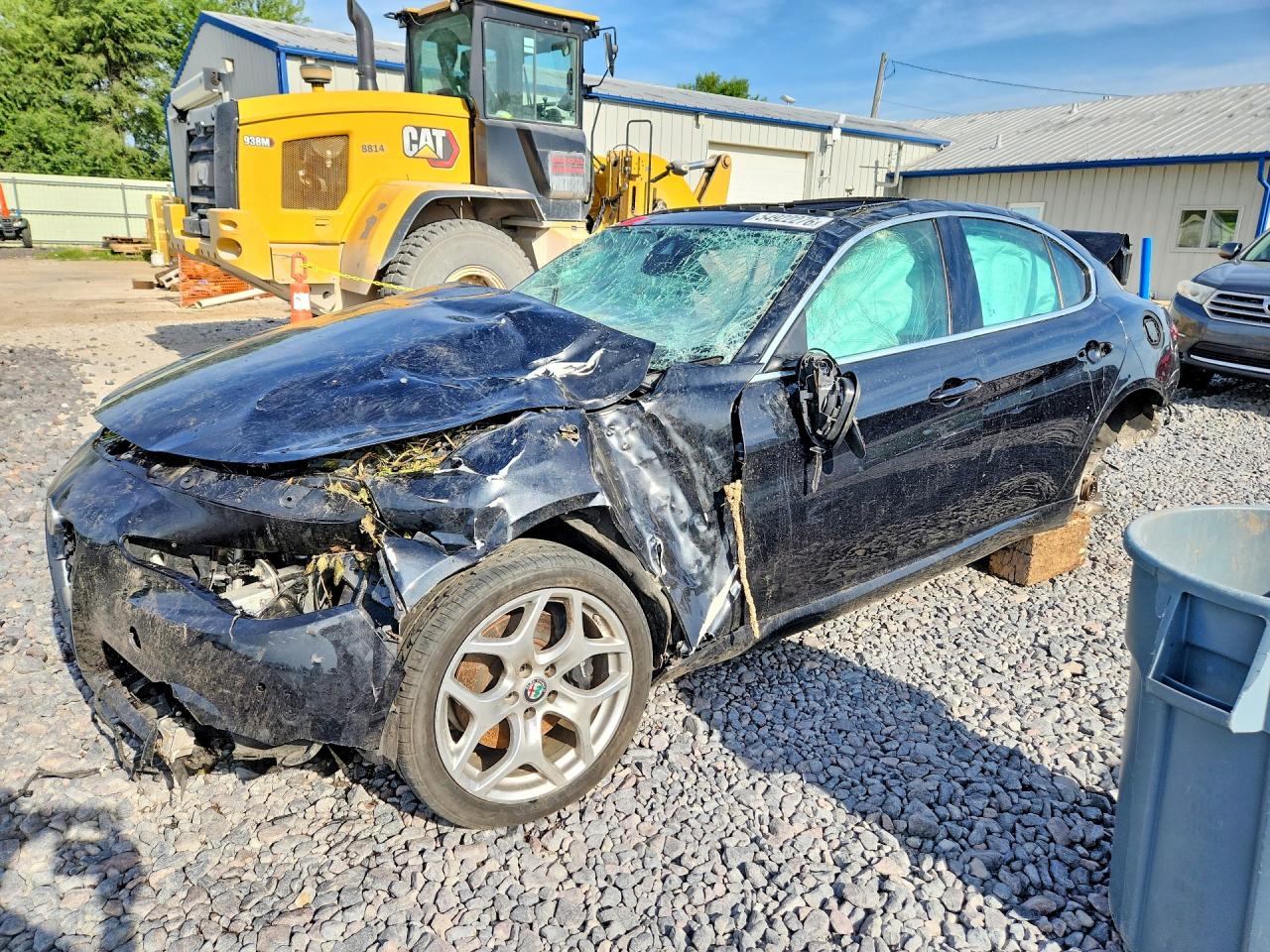 2021 Alfa Romeo Giulia Ti Sport, VIN ZARFANBN8M7647830 — Rollover
