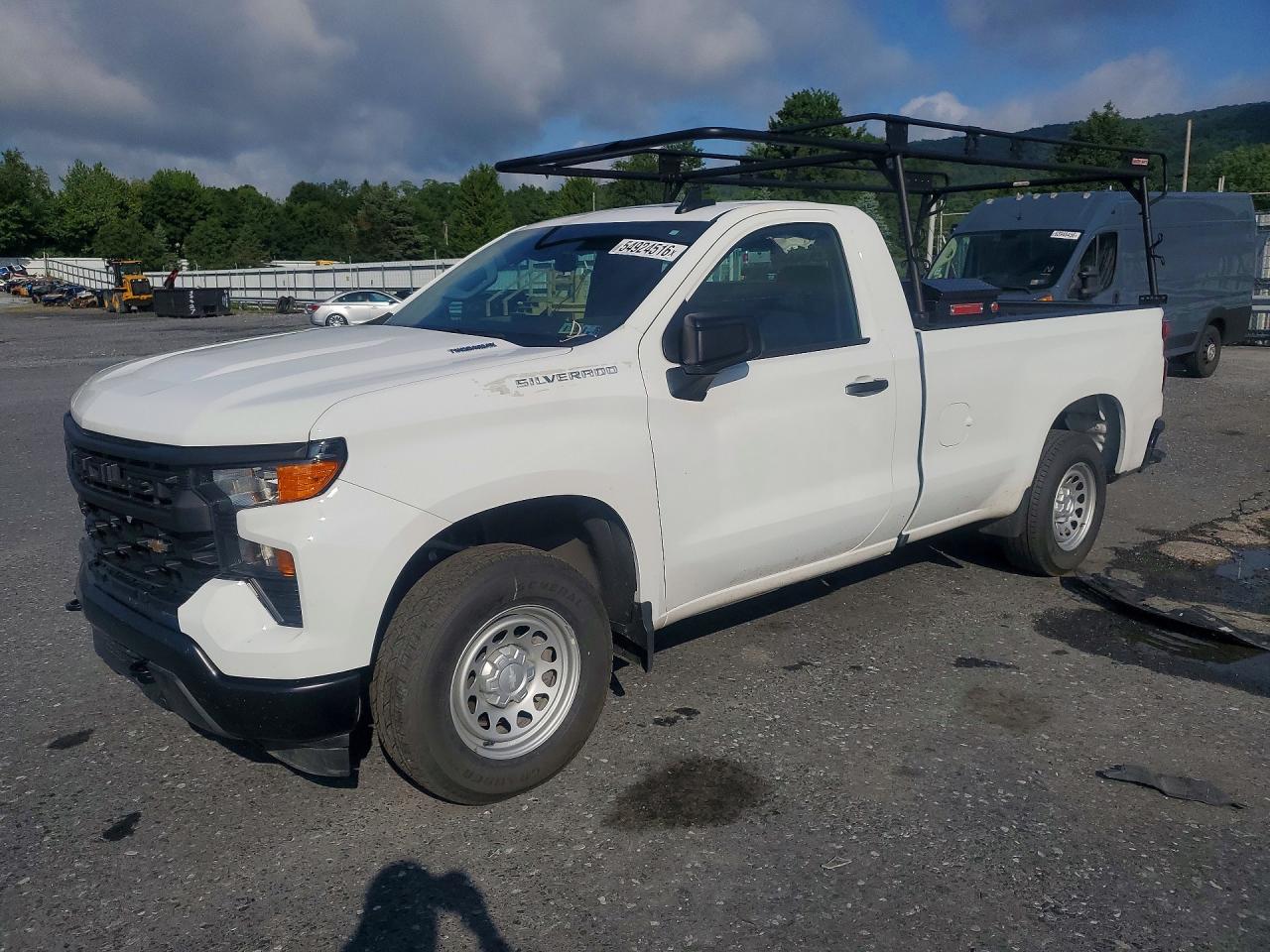 2025 Chevrolet Silverado 1500 Work Truck, VIN 3GCNKAEK9SG358048 — Front end