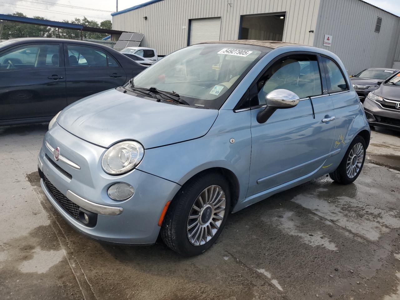 2013 FIAT 500 Lounge, VIN 3C3CFFER1DT594410 — Water / flood