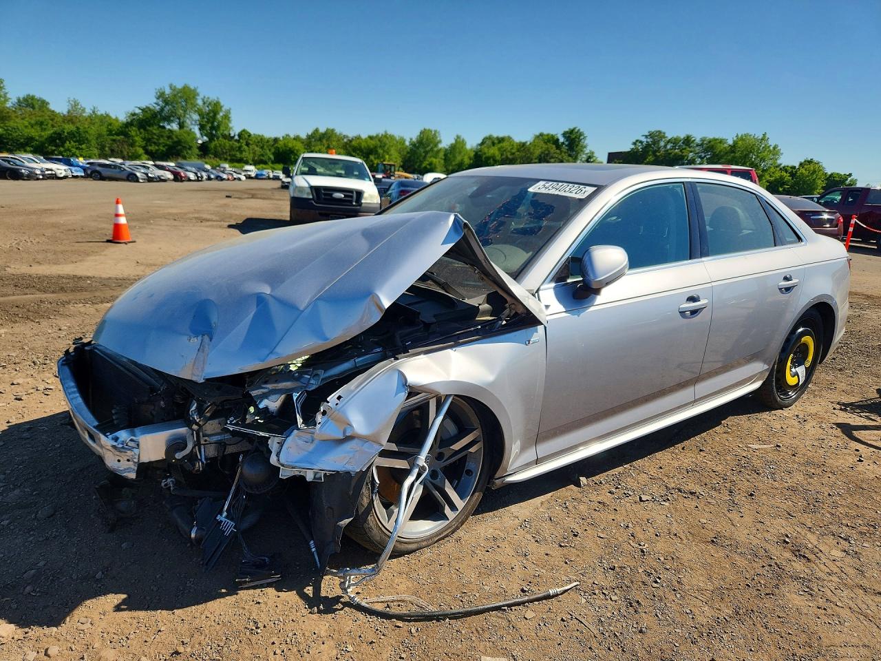 2018 Audi A4 Premium Plus, VIN WAUENAF45JN019488 — Front end