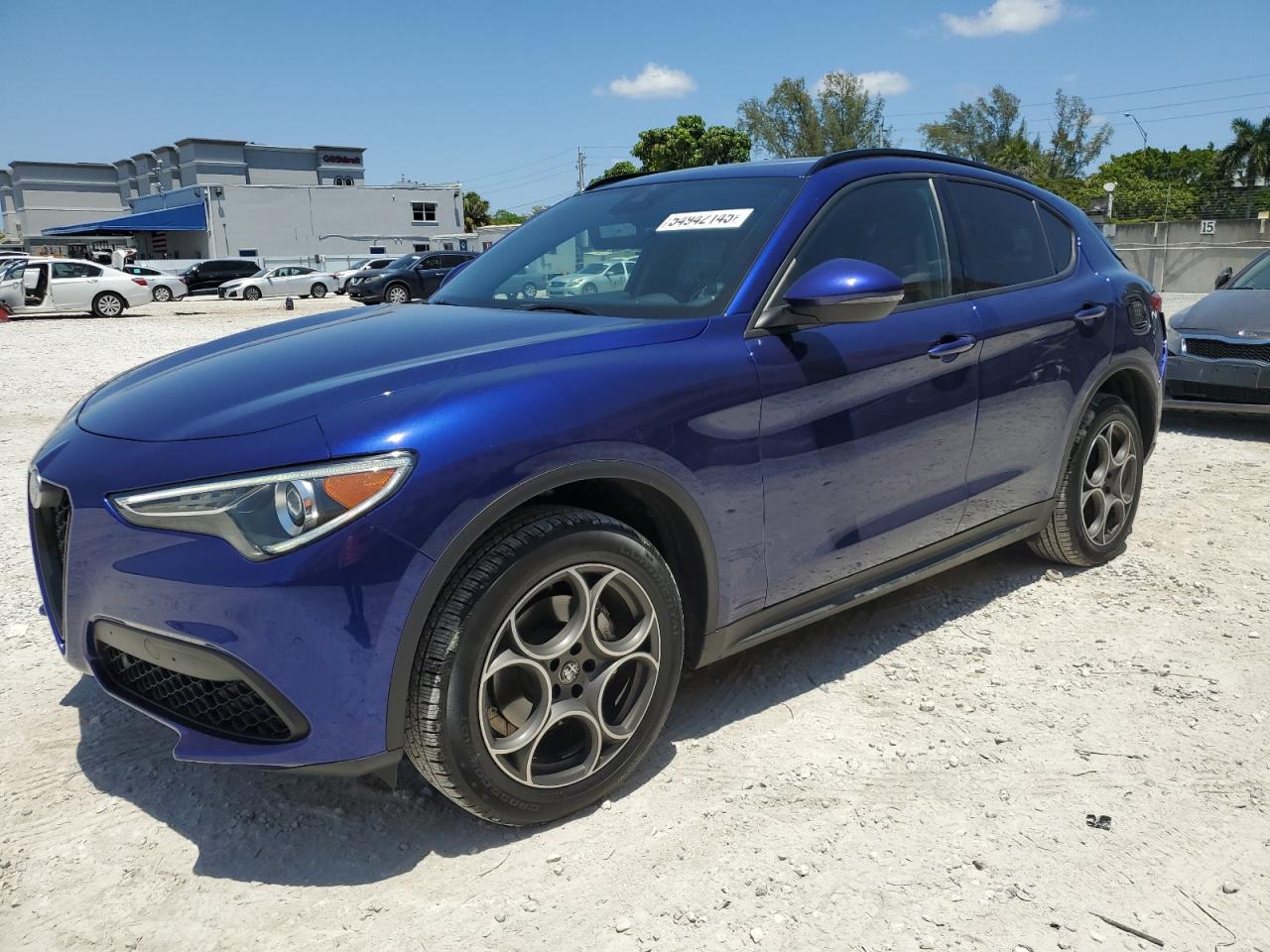 2022 Alfa Romeo Stelvio Sprint, VIN ZASPAJAN1N7D24513 — Rear end