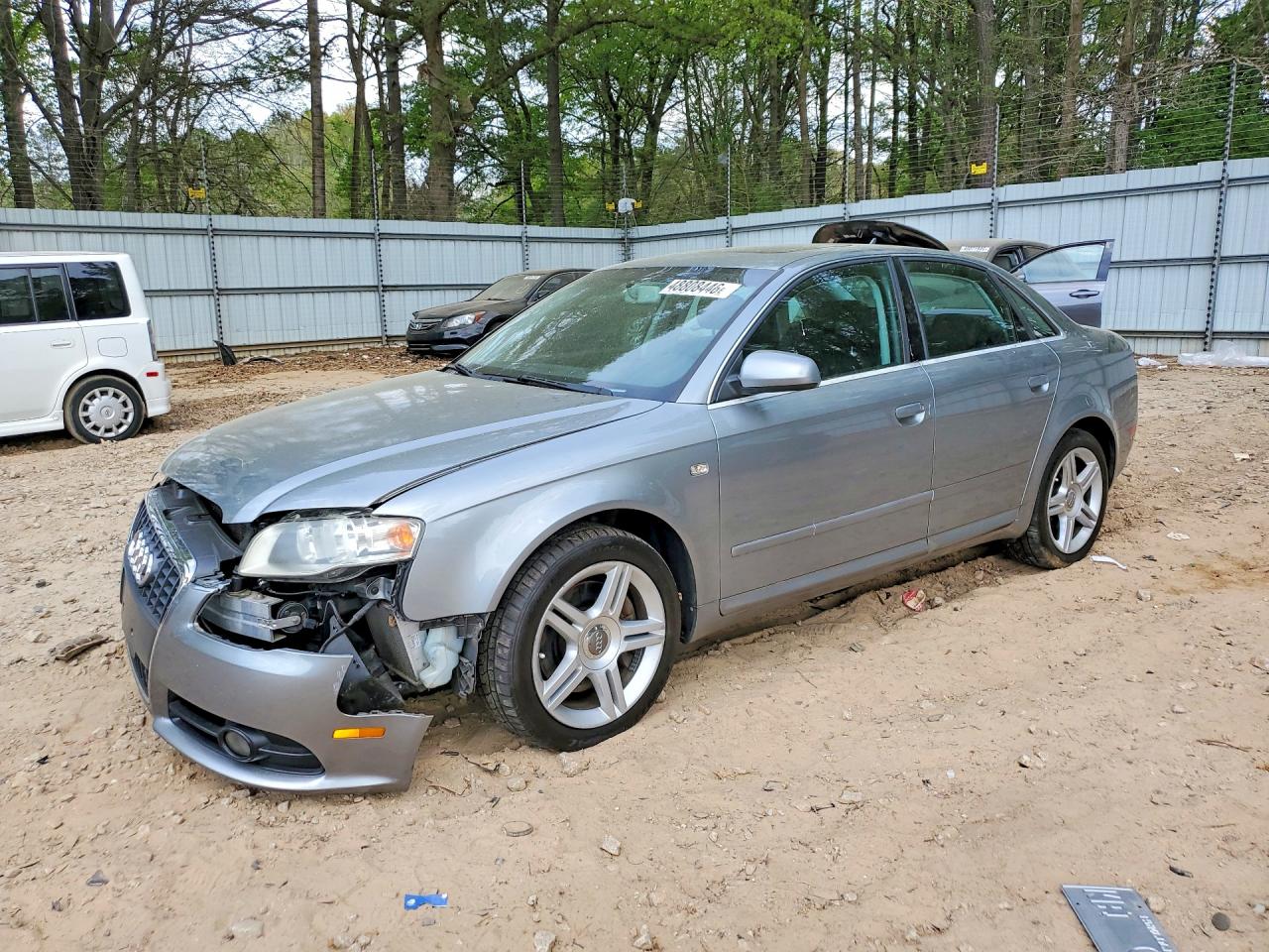 2008 Audi A4 2.0T, VIN WAUDF78E68A035248 — Front end
