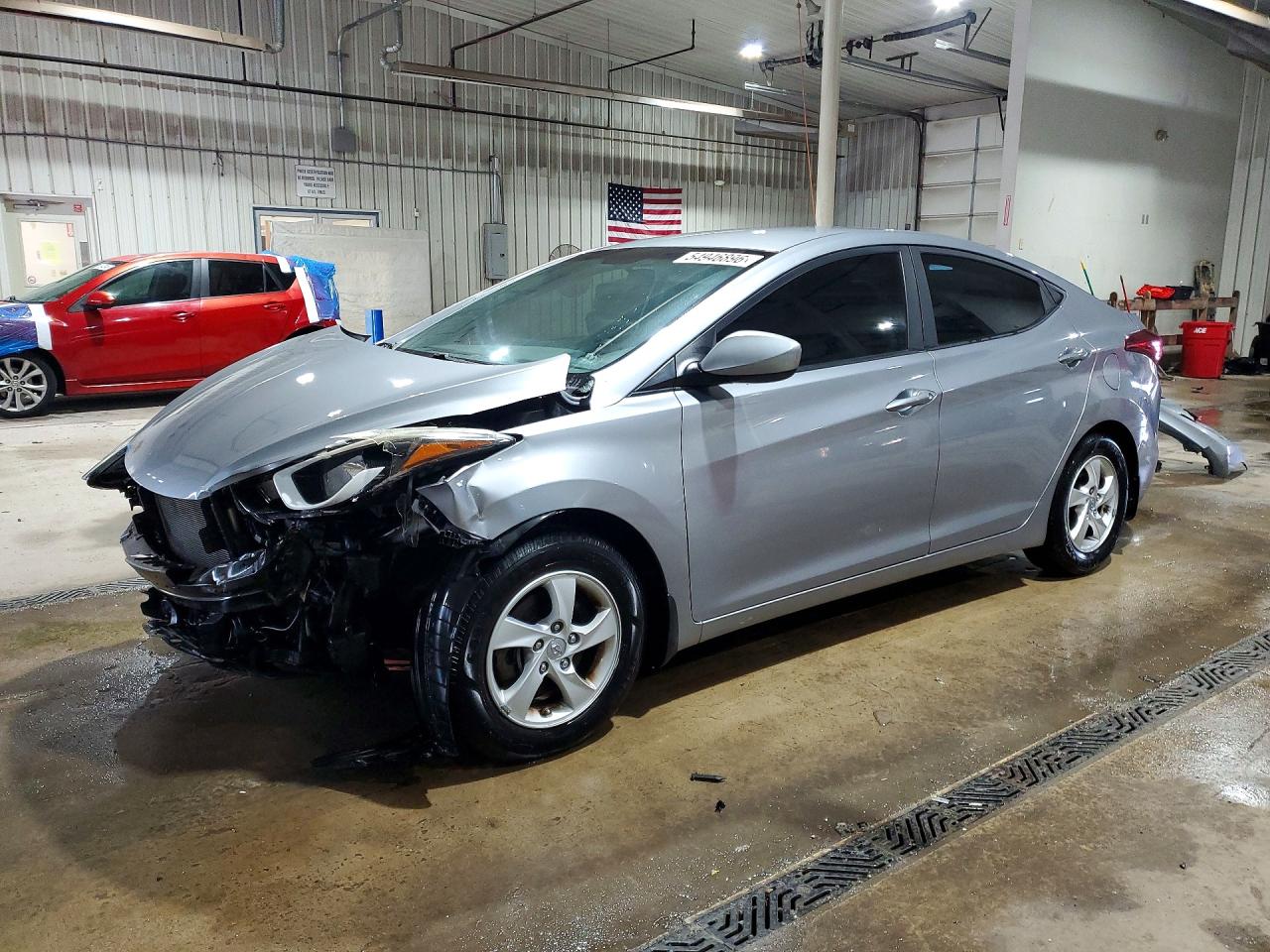 2015 Hyundai Elantra SE, VIN 5NPDH4AE9FH587726 — Front end