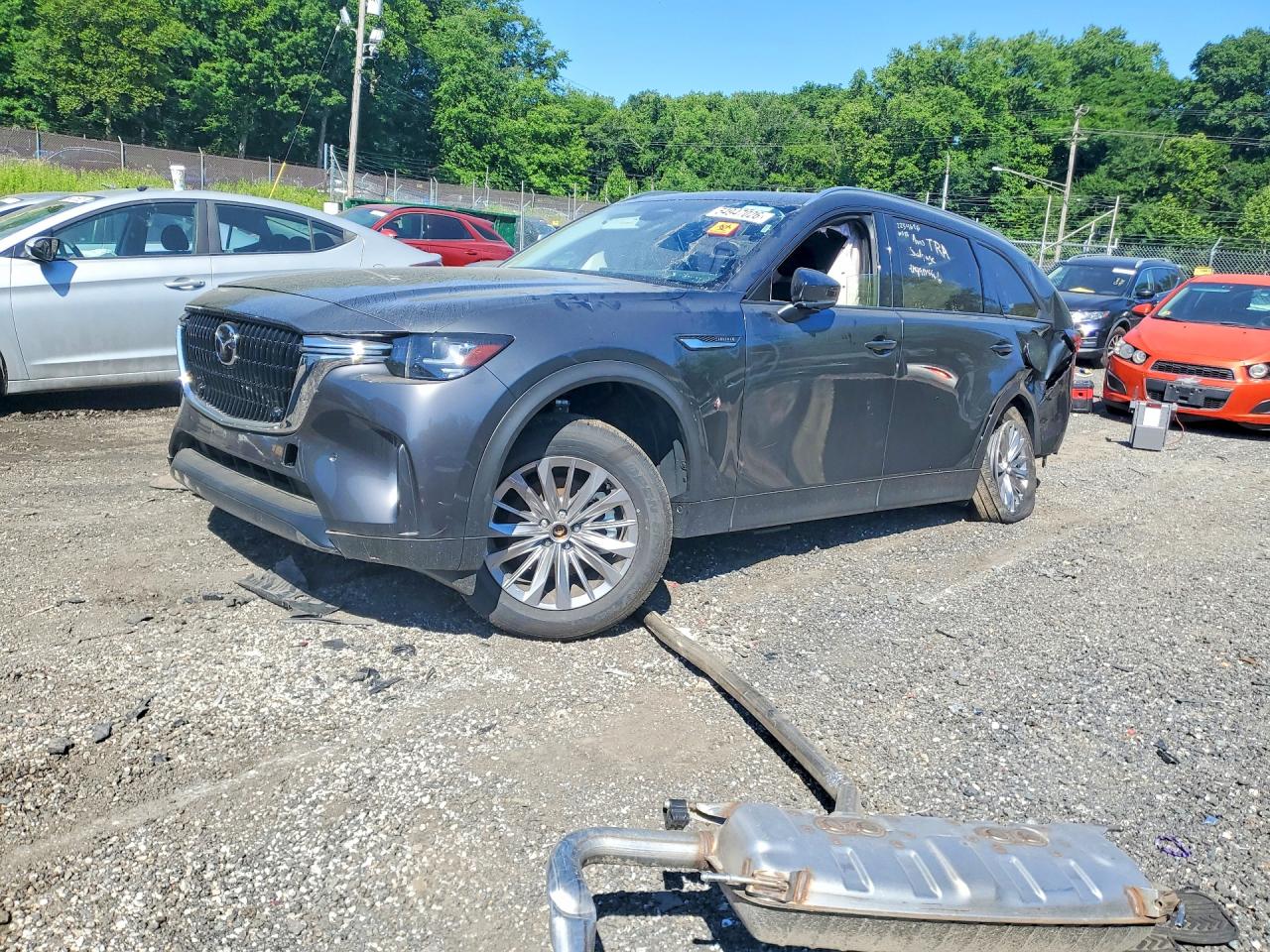 2025 Mazda CX-90 Preferred, VIN JM3KKBHD7S1250653 — Бок