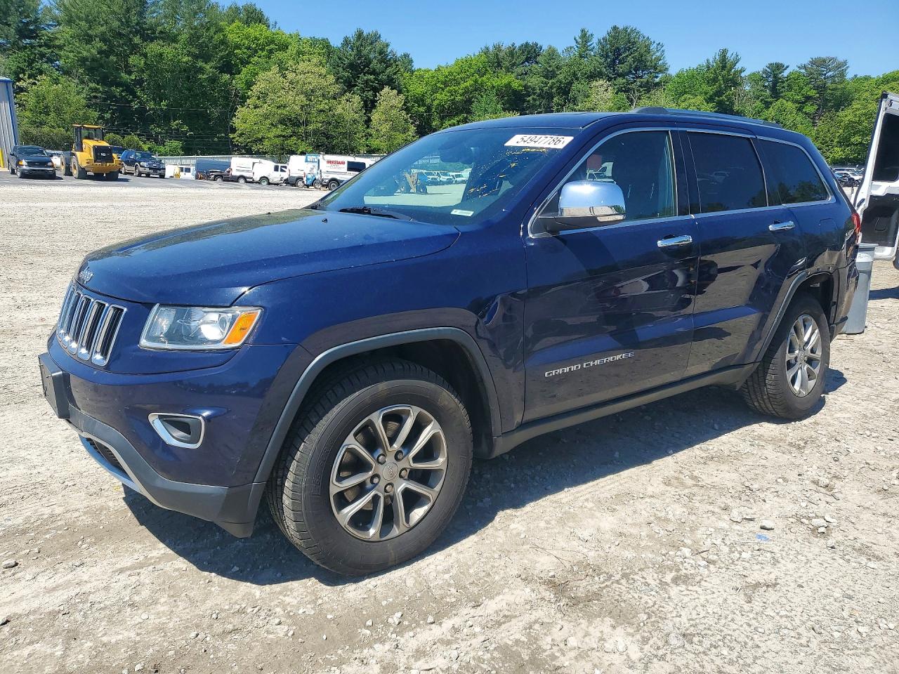 2016 Jeep Grand Cherokee Limited, VIN 1C4RJFBGXGC334384 — Rear end