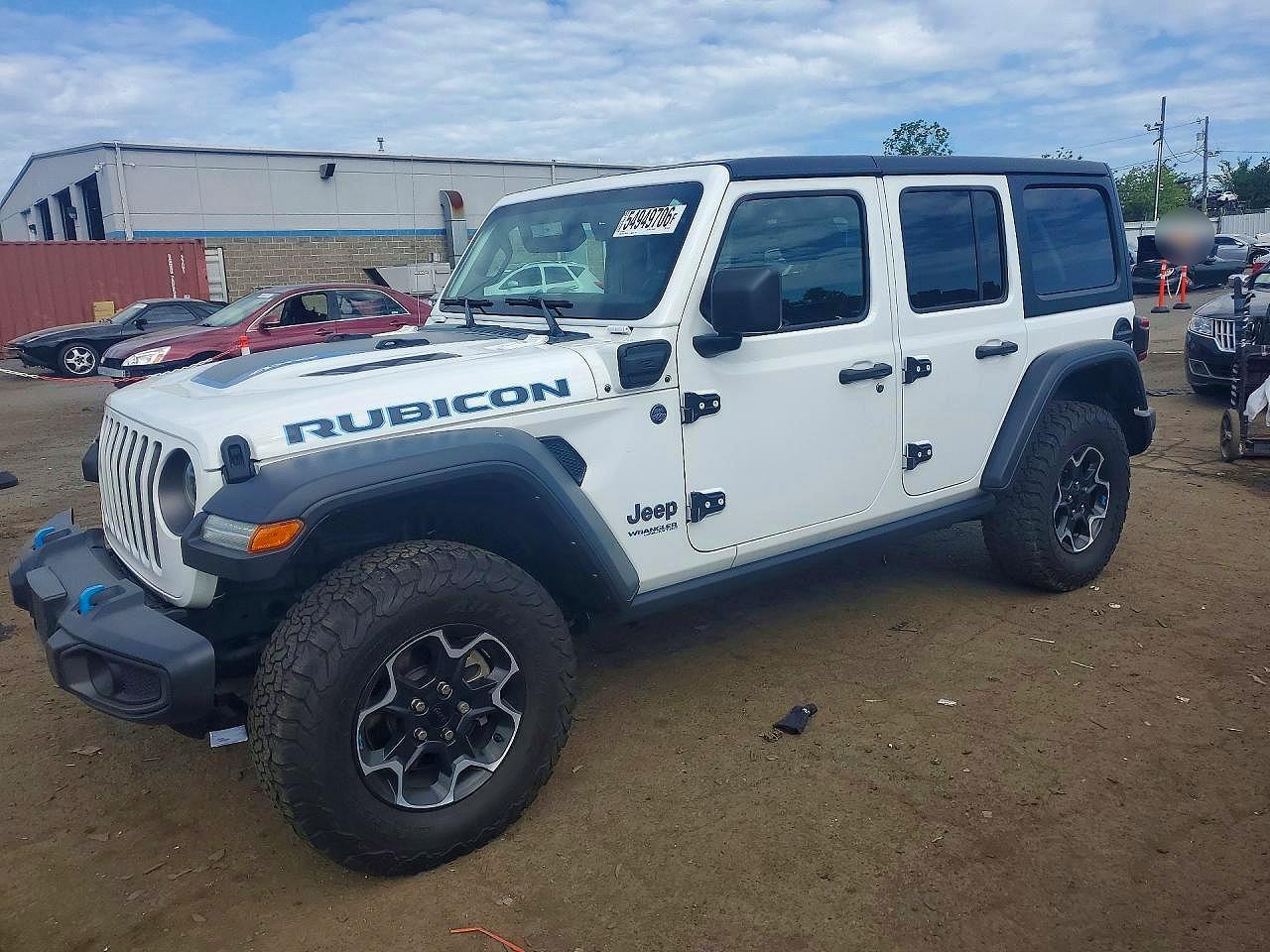 2022 Jeep Wrangler Unlimited Rubicon, VIN 1C4JJXR69NW147276 — Rear end