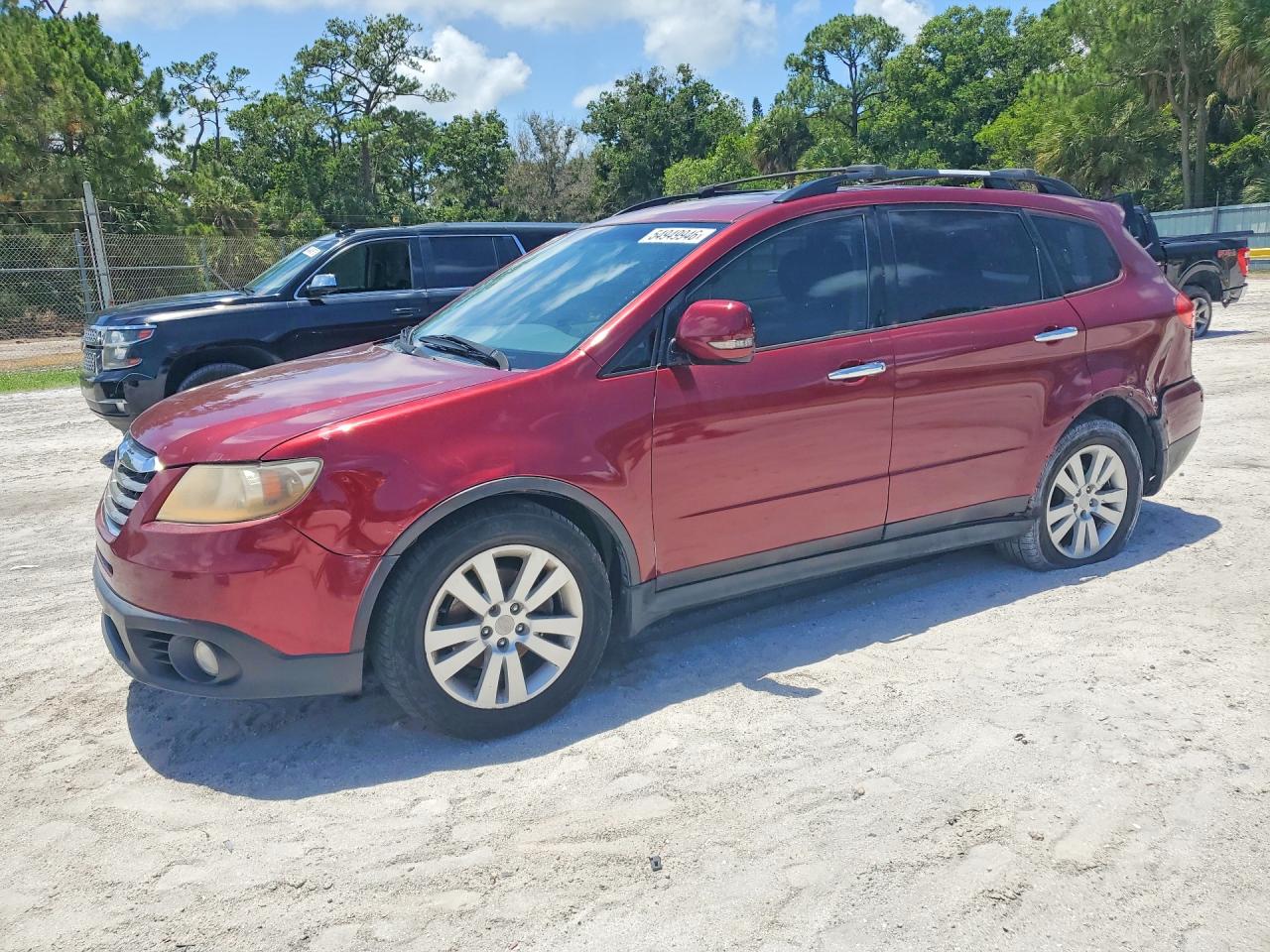 2012 Subaru Tribeca Limited, VIN 4S4WX9GD4C4401160 — Rear end