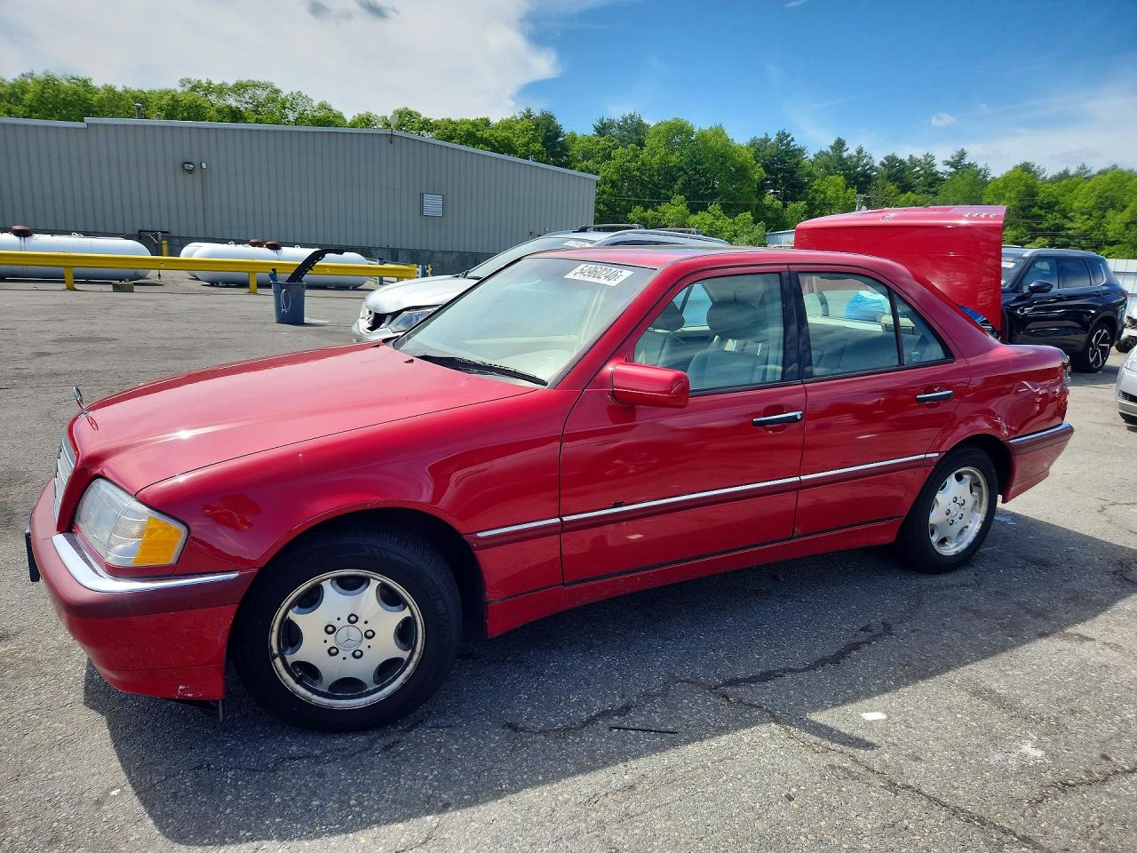 1998 Mercedes-Benz C 230/260/280/320, VIN WDBHA29G5WF743768 — Rear end