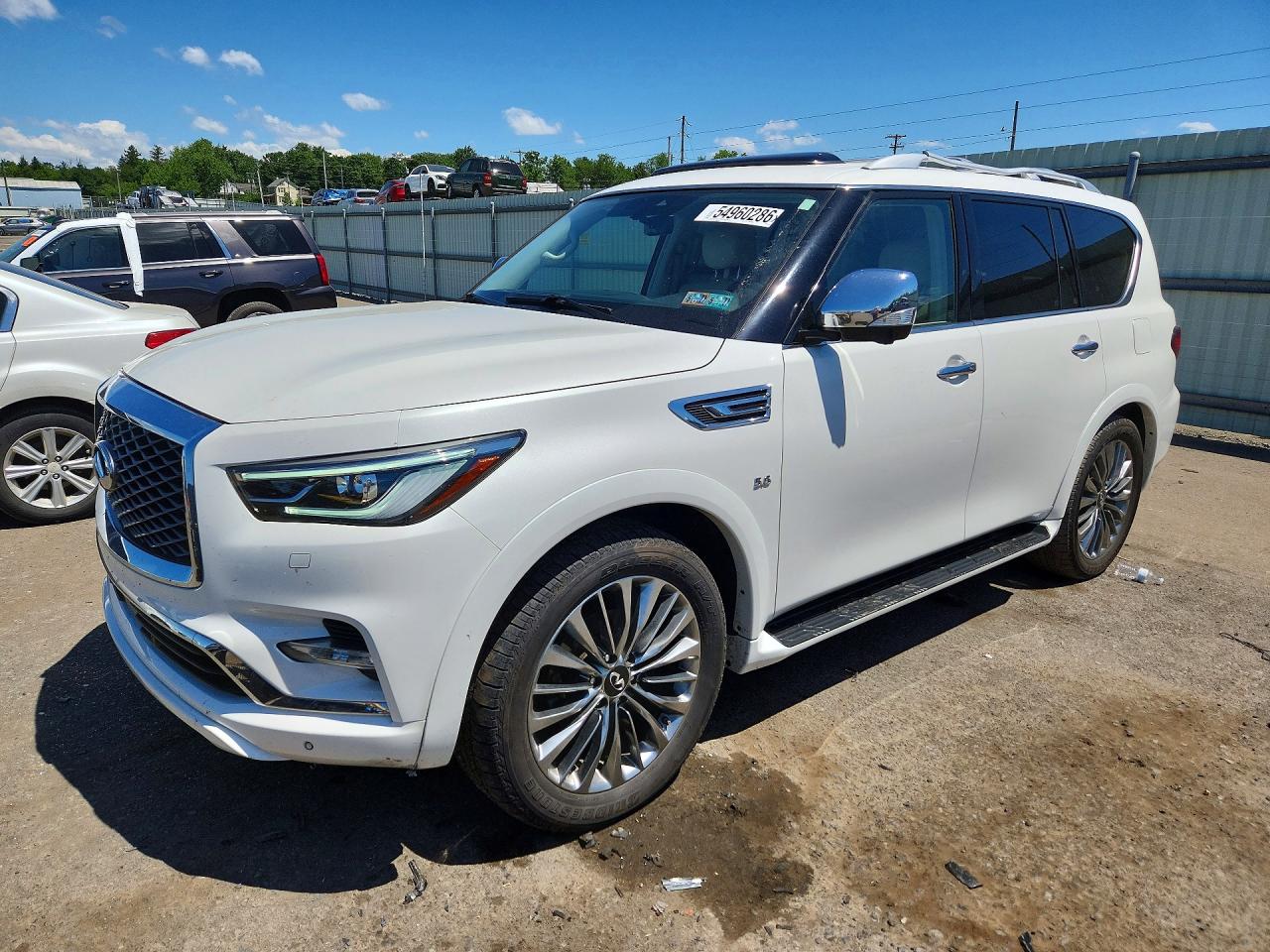 2019 Infiniti QX80 Luxe, VIN JN8AZ2NE5K9229187 — Side