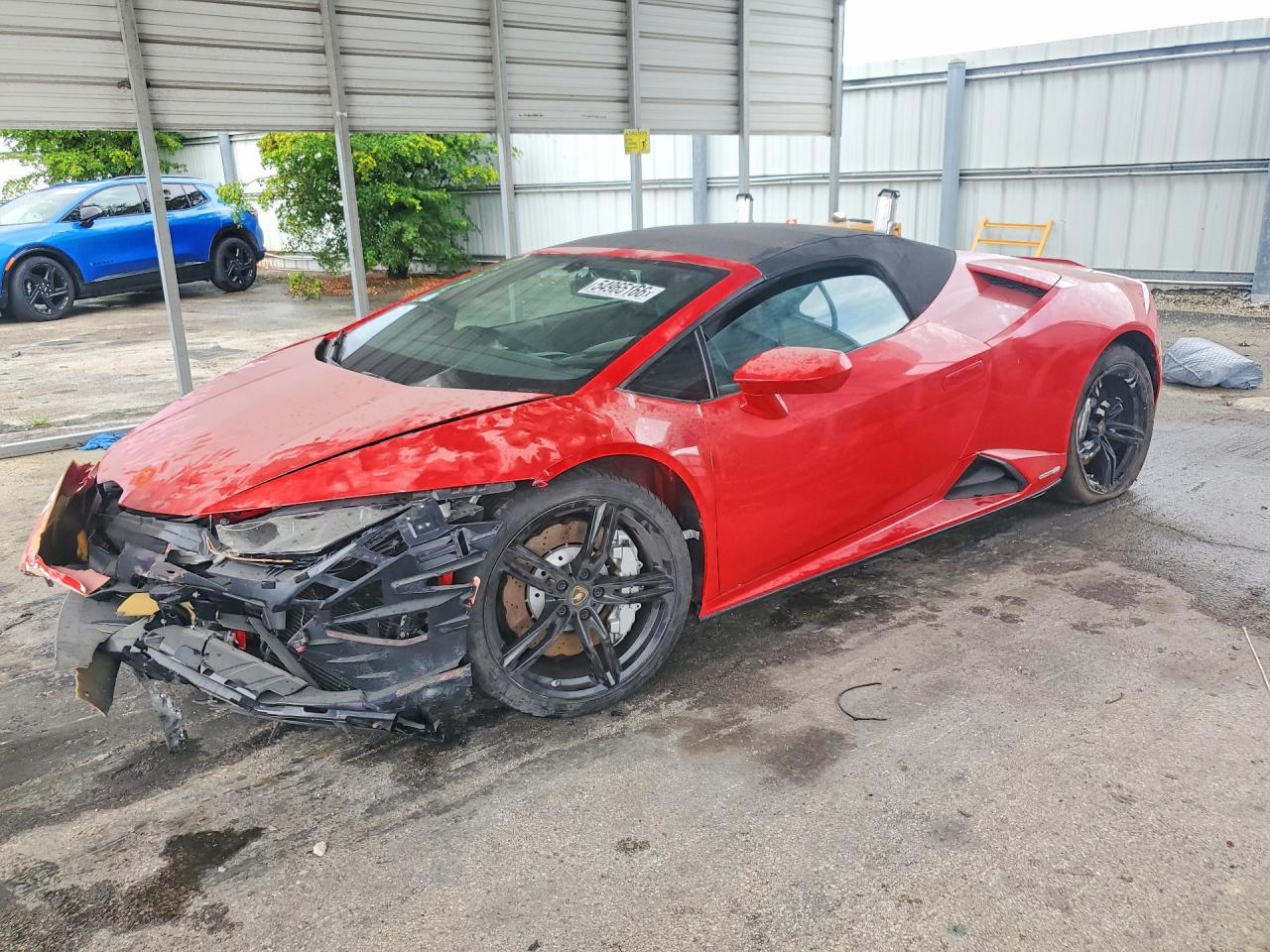 2022 Lamborghini Huracan, VIN ZHWUT5ZF3NLA18778 — Front end