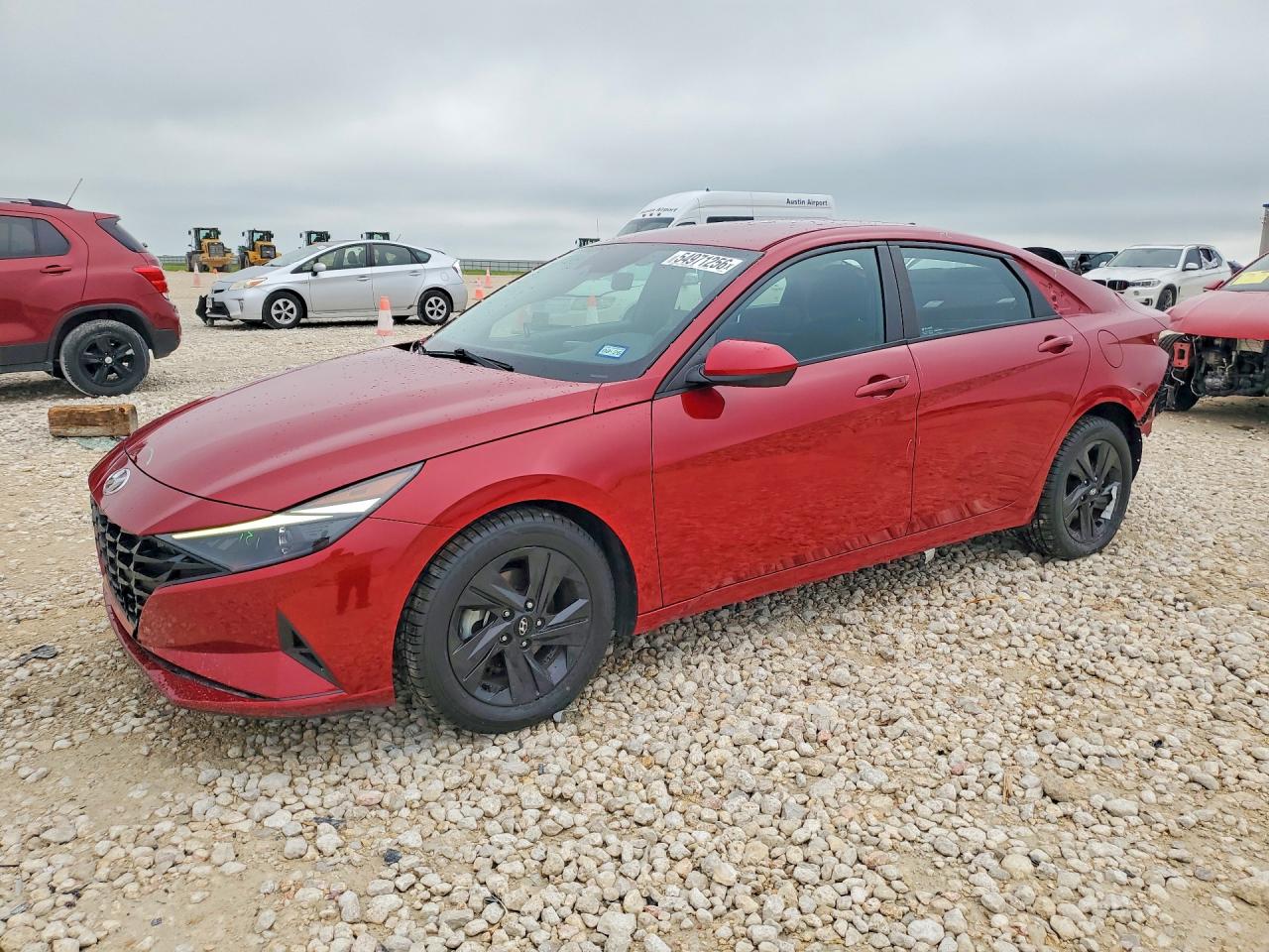 2021 Hyundai Elantra SEL, VIN KMHLM4AG5MU193230 — Vandalism