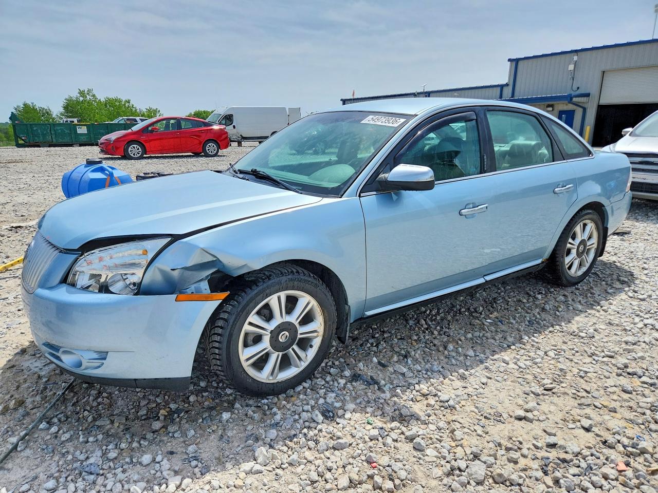 2009 Mercury Sable Premier, VIN 1MEHM42W39G614625 — Front end