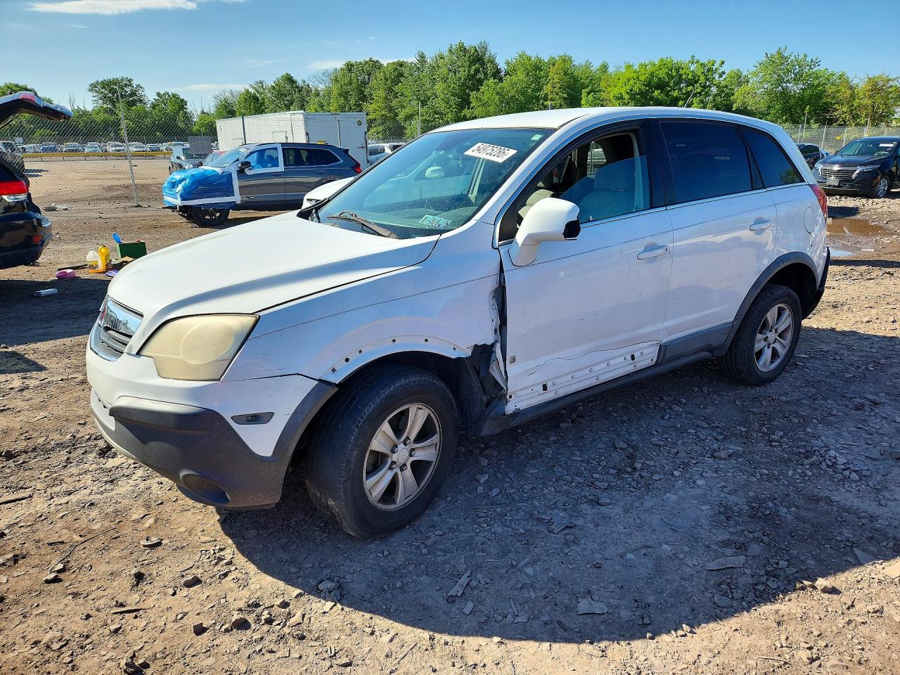 2008 Saturn VUE XE, VIN 3GSCL33P18S533885 — Front end