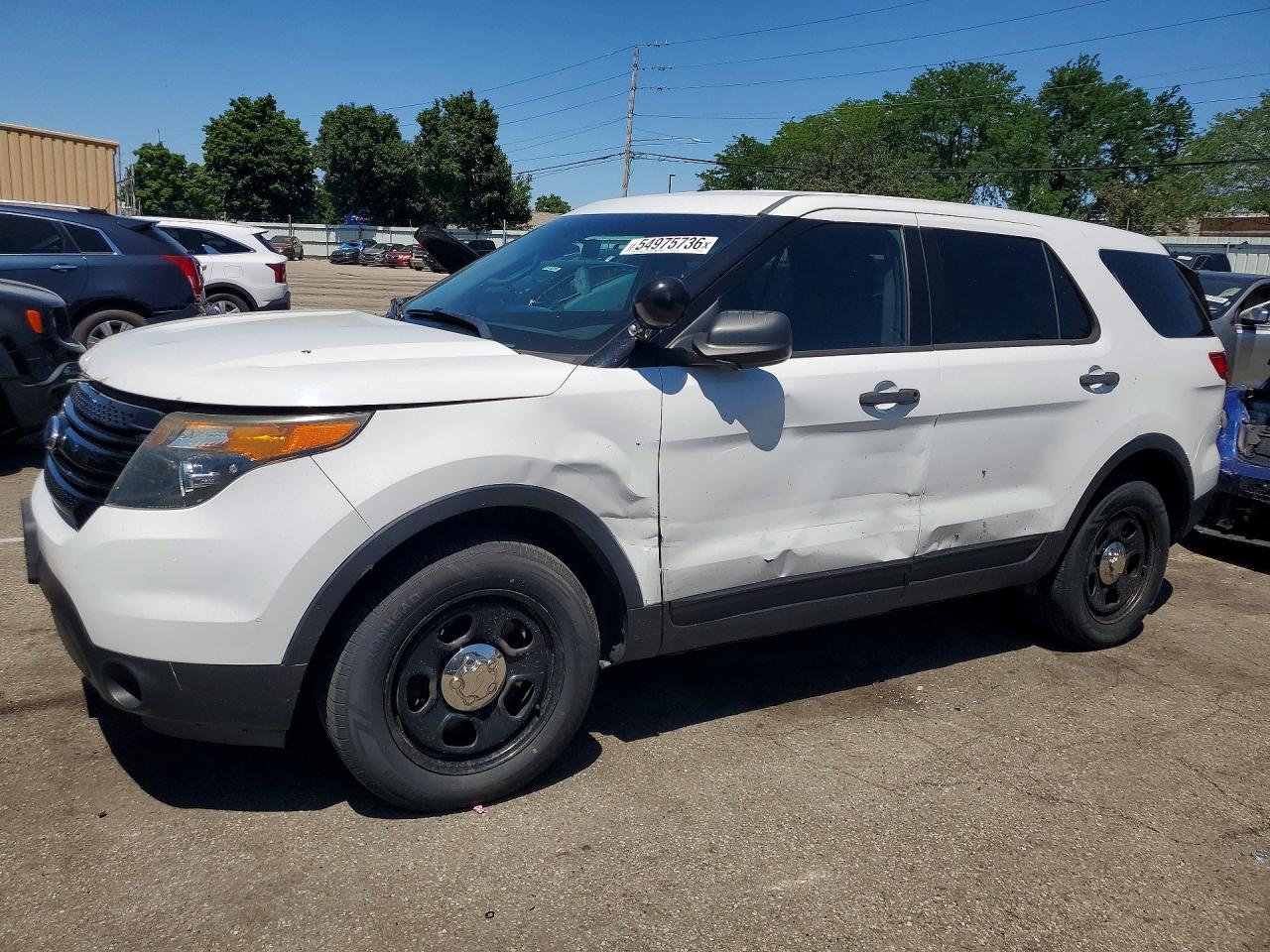 2013 Ford Police Interceptor Utility, VIN 1FM5K8AR3DGB84659 — Side