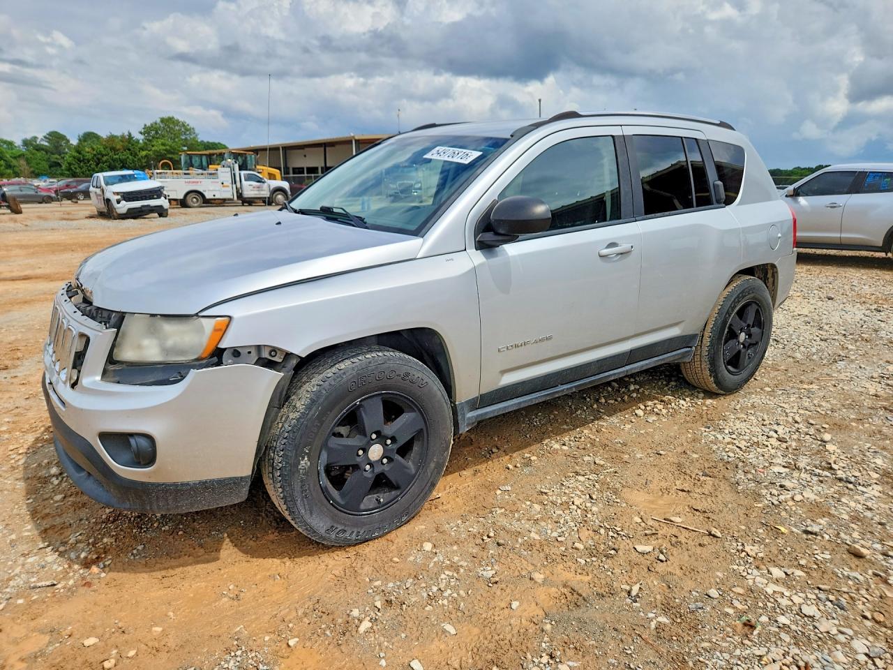 2012 Jeep Compass Sport, VIN 1C4NJCBA3CD665689 — Front end