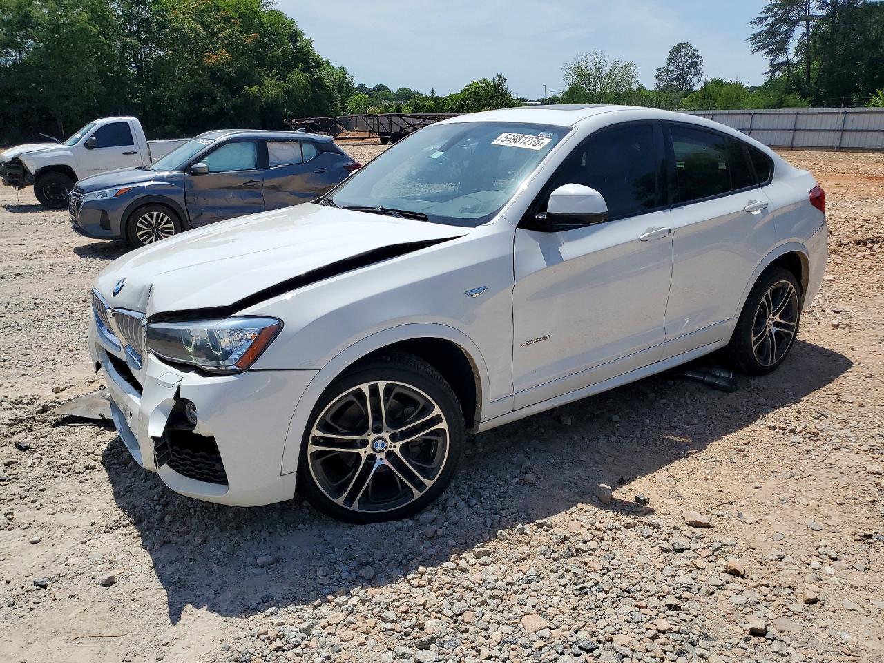 2016 BMW X4 xDrive35i, VIN 5UXXW5C51G0N92678 — Перед