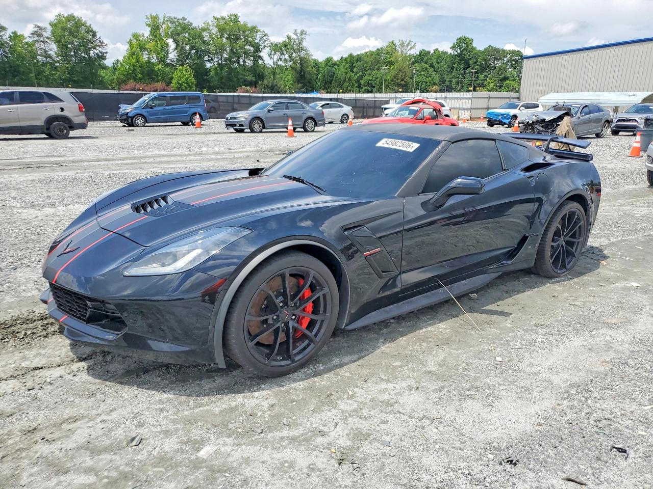 2019 Chevrolet Corvette Grand Sport 2LT, VIN 1G1YY2D71K5113484 — Missing or altered VIN