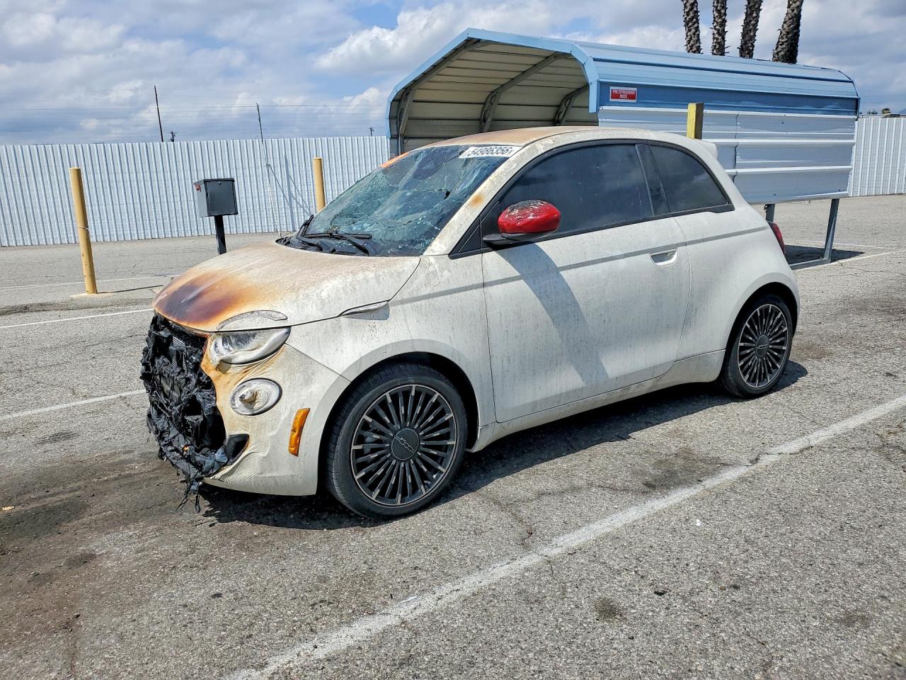 2024 FIAT 500e INSPI(RED), VIN ZFAFFAA45RX209956 — Burn
