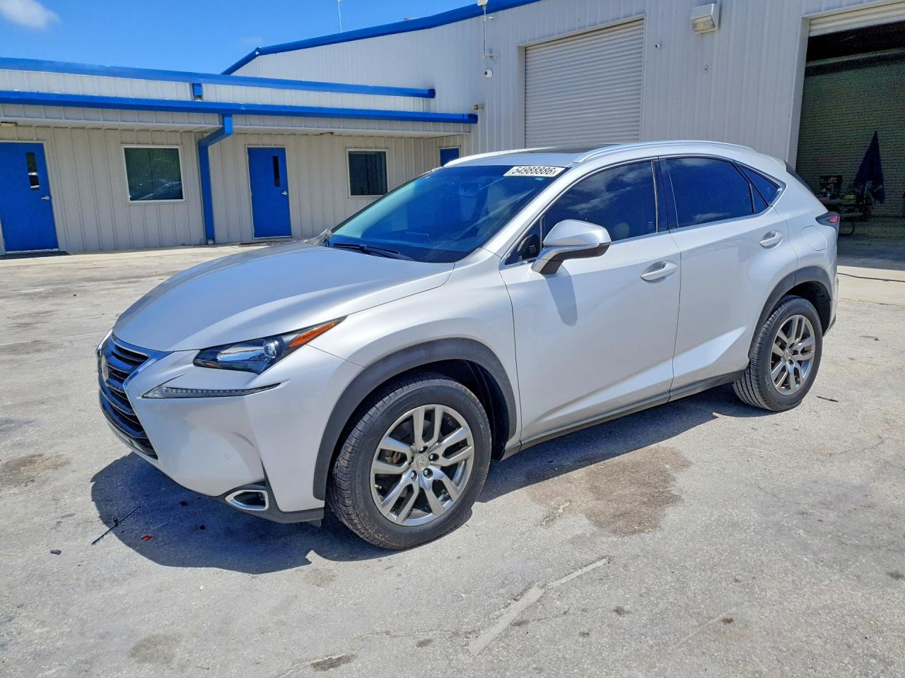 2016 Lexus NX 200t, VIN JTJYARBZ5G2046239 — Front end