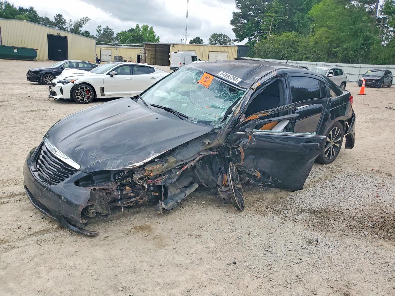 2013 Chrysler 200 Touring, VIN 1C3CCBBG7DN744864 — Rollover